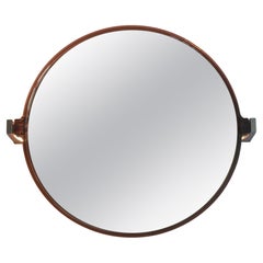 Large Mid-Century Backlit Mirror Italy, 1970s