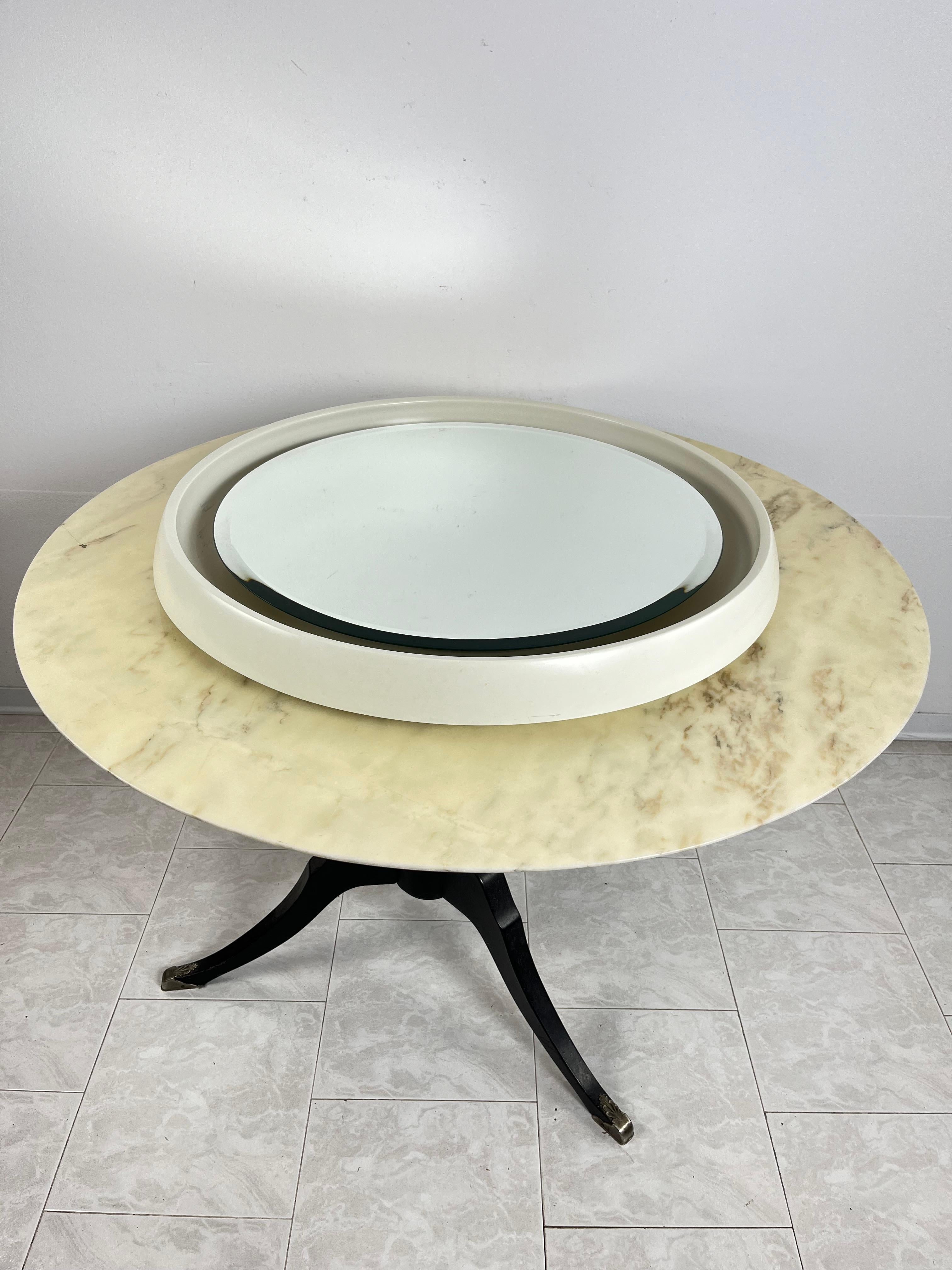 Late 20th Century Large Mid-Century Backlit Wall Mirror  Italian Design 1970s For Sale