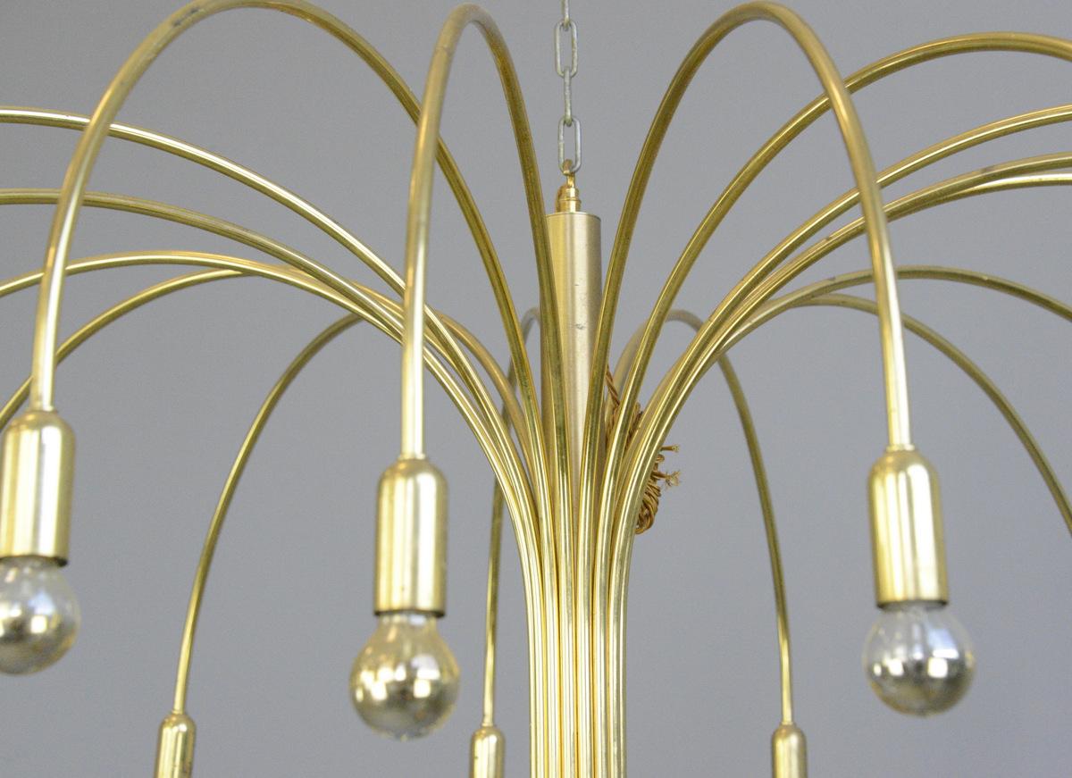 Large Midcentury Ballroom Chandelier In Good Condition In Gloucester, GB