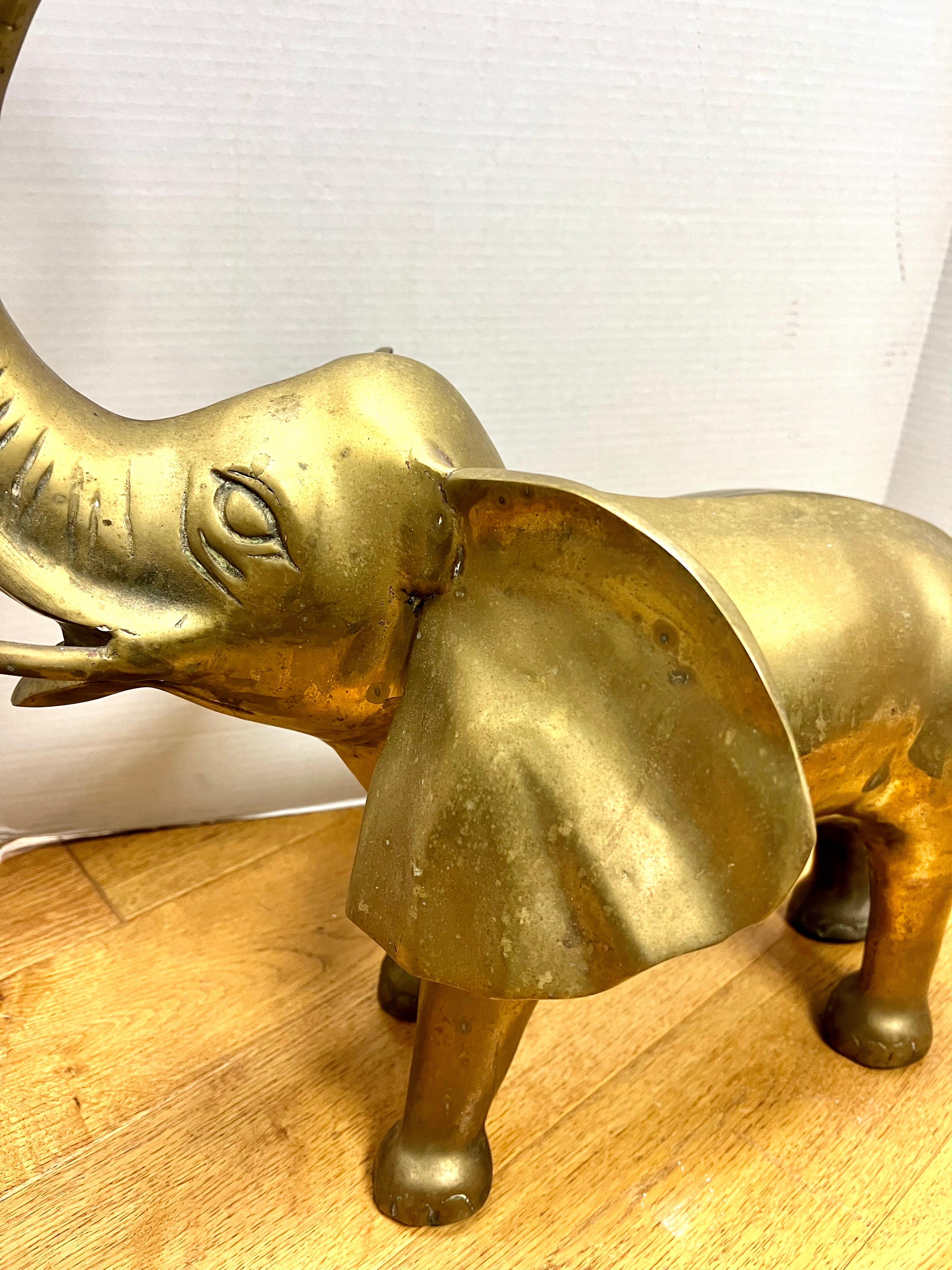 brass elephant figurine