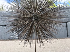 Large Mid Century Bronze Dandelion Sculpture