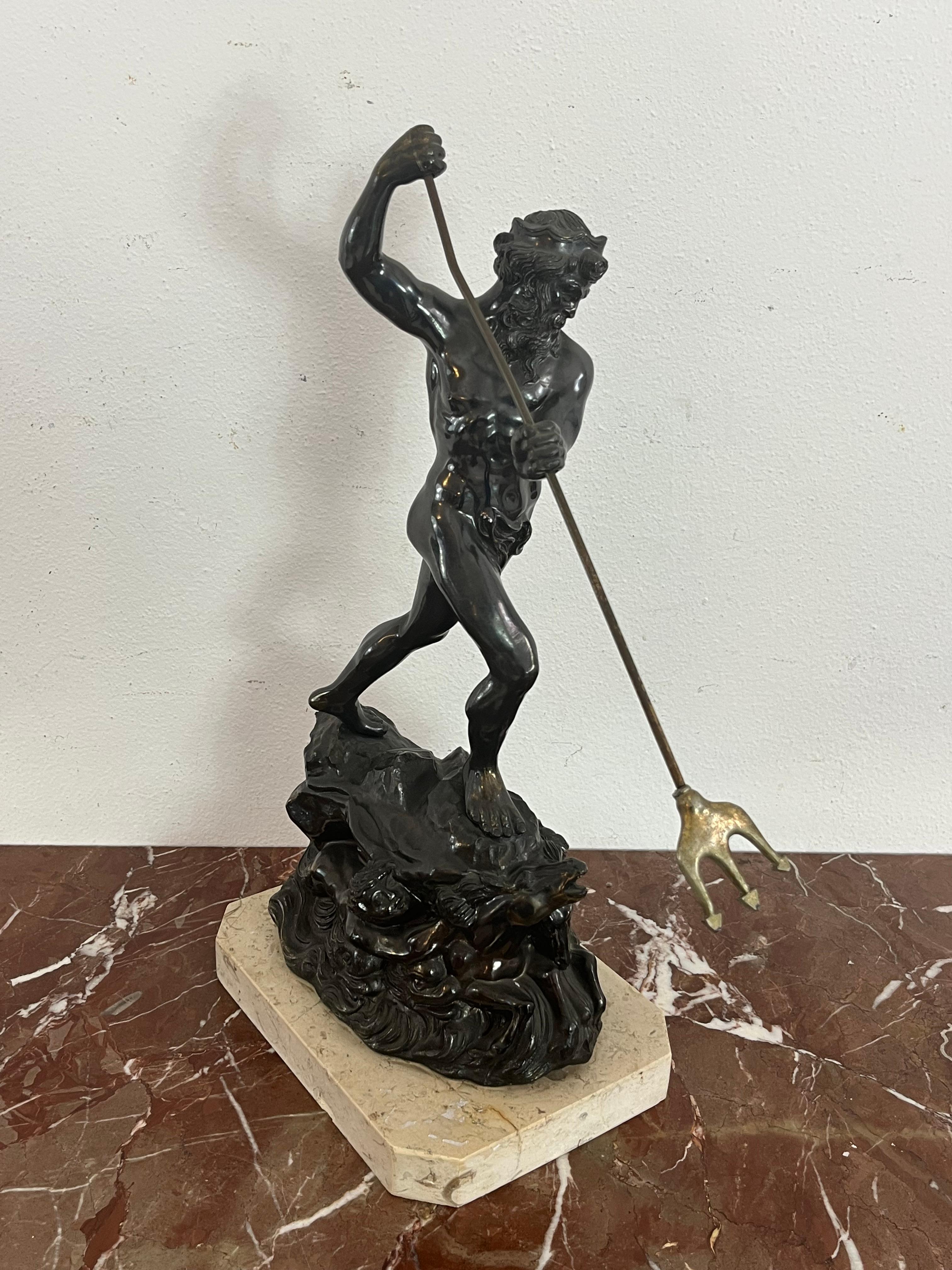 Italiano Grande scultura in bronzo della metà del secolo scorso 