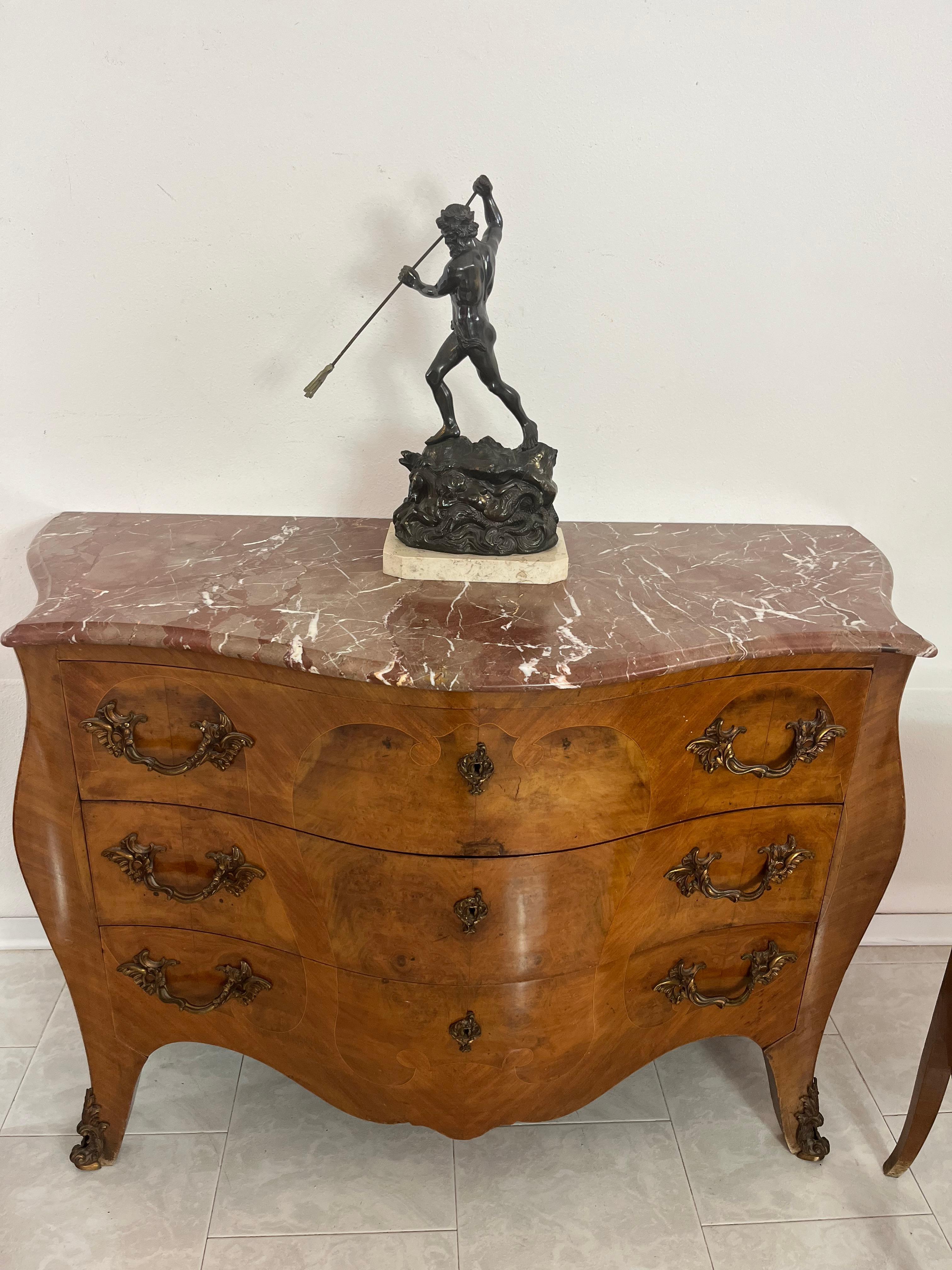 Grande scultura in bronzo della metà del secolo scorso 