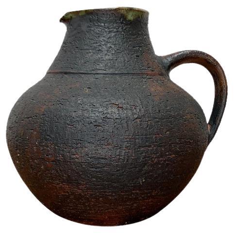 Large Mid-Century Brutalist Studio Pottery Carafe Vase by Gerhard, 1960s