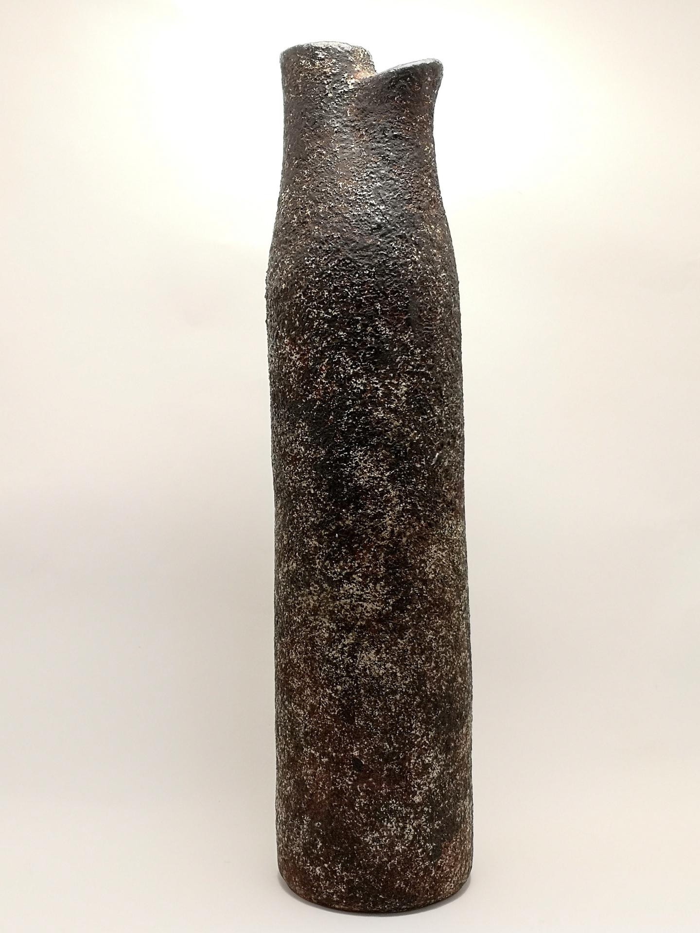 Large Mid-Century Brutalist Style Floor Vase, 1970s In Good Condition In Budapest, HU