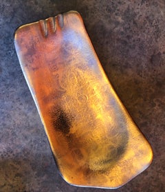 Large Midcentury California Pottery Ashtray by Sascha Brastoff