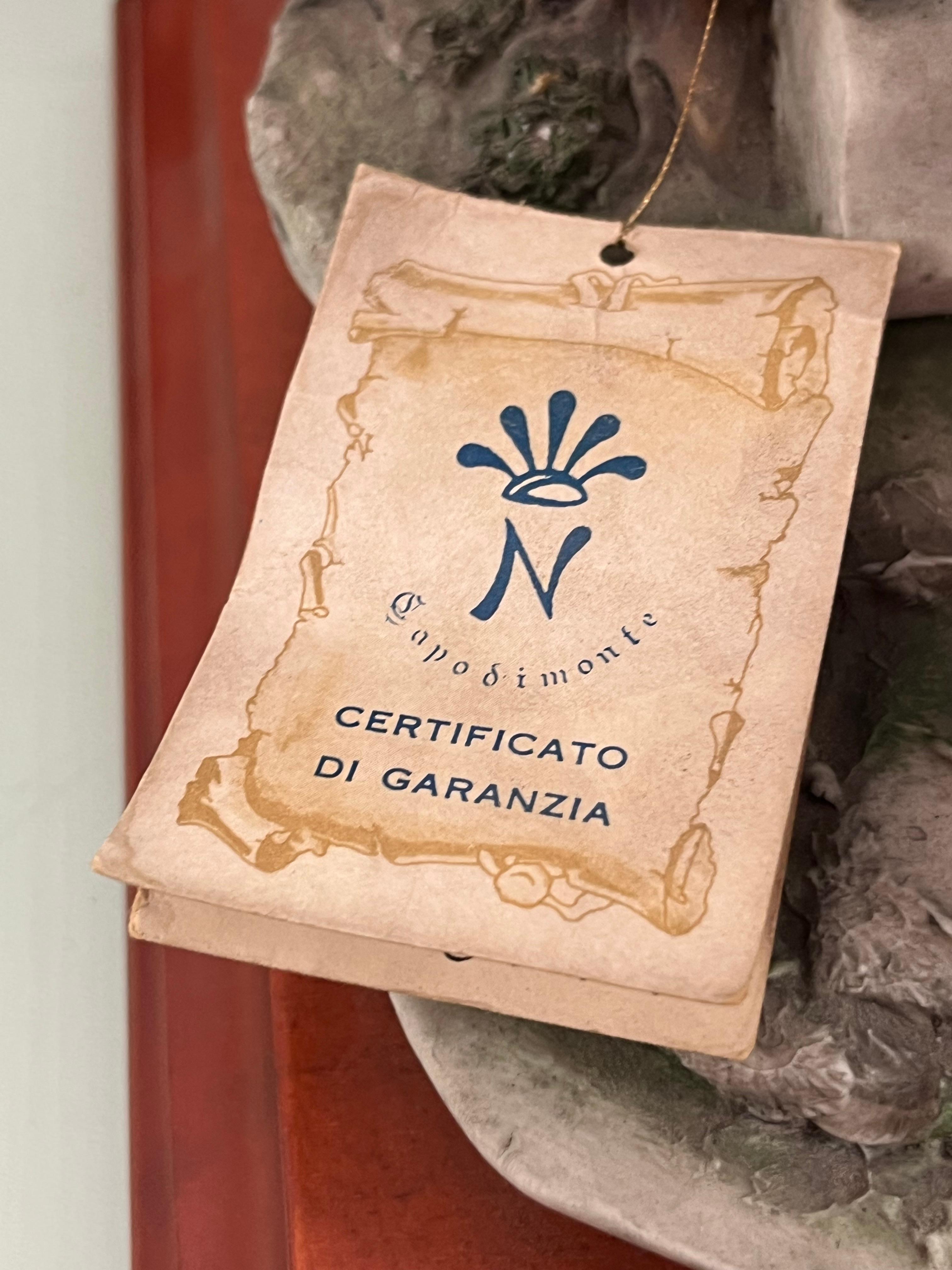 Grande porcellana di Capodimonte di metà secolo 