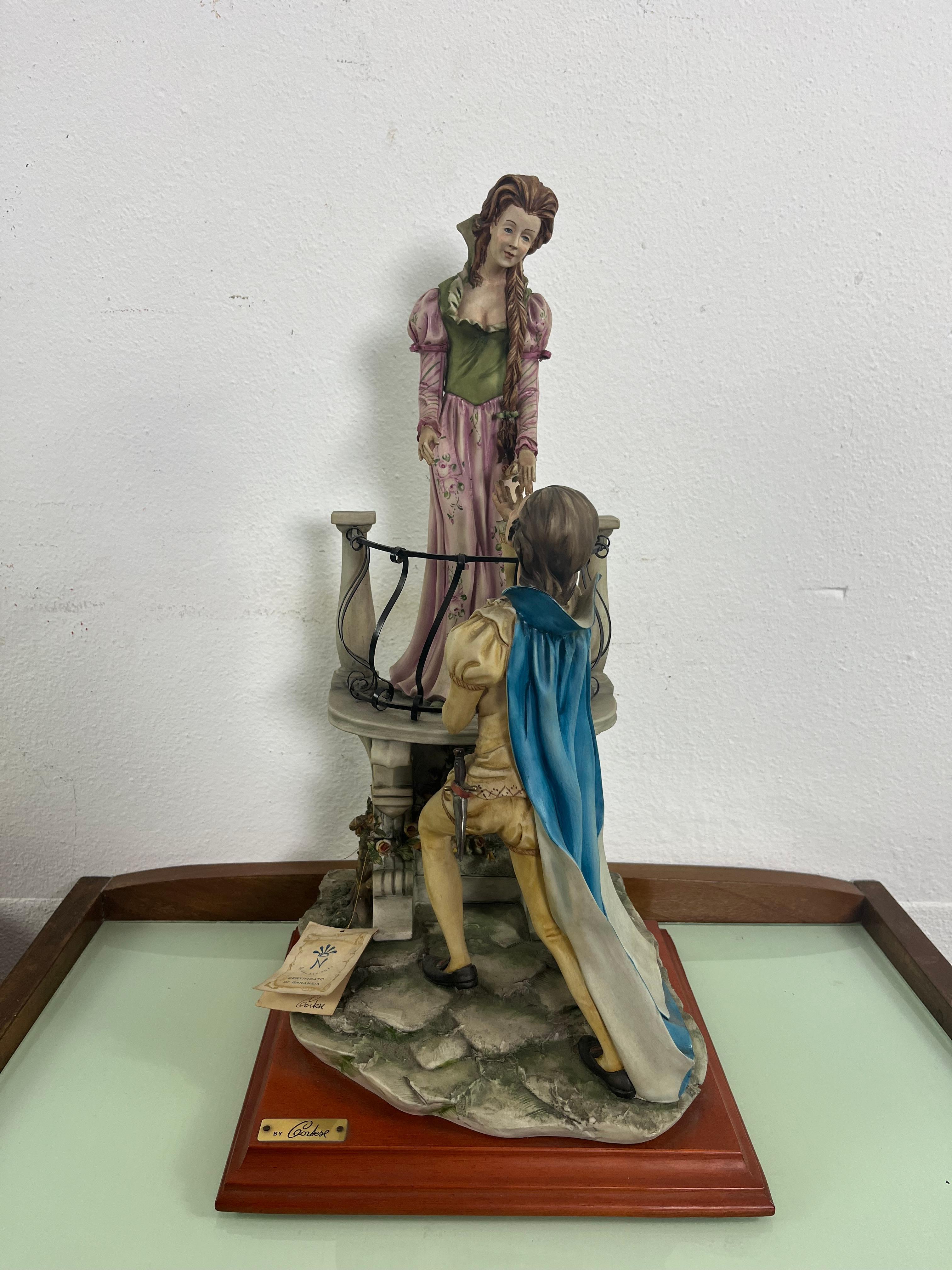 Grande porcellana di Capodimonte di metà secolo 