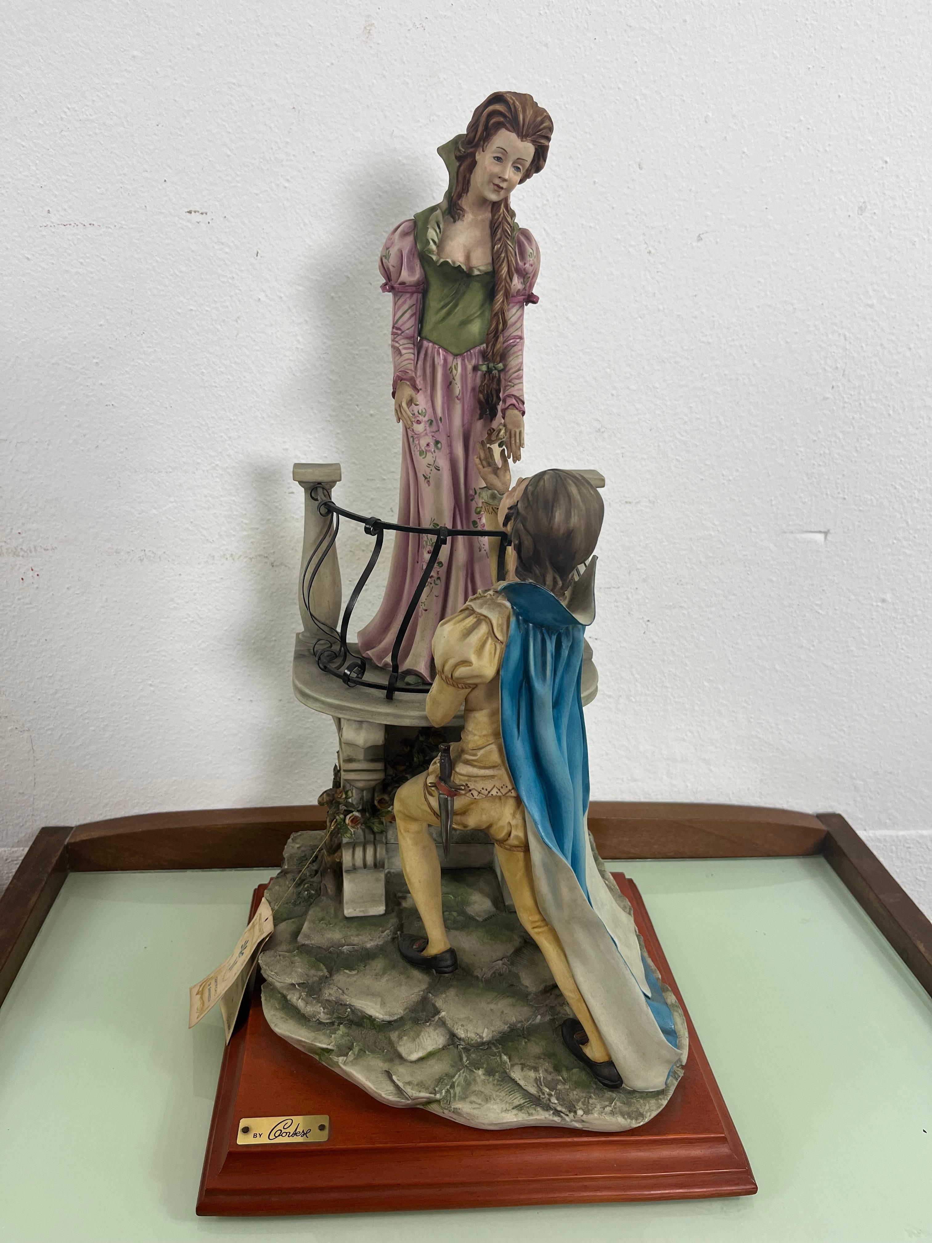 Italiano Grande porcellana di Capodimonte di metà secolo 