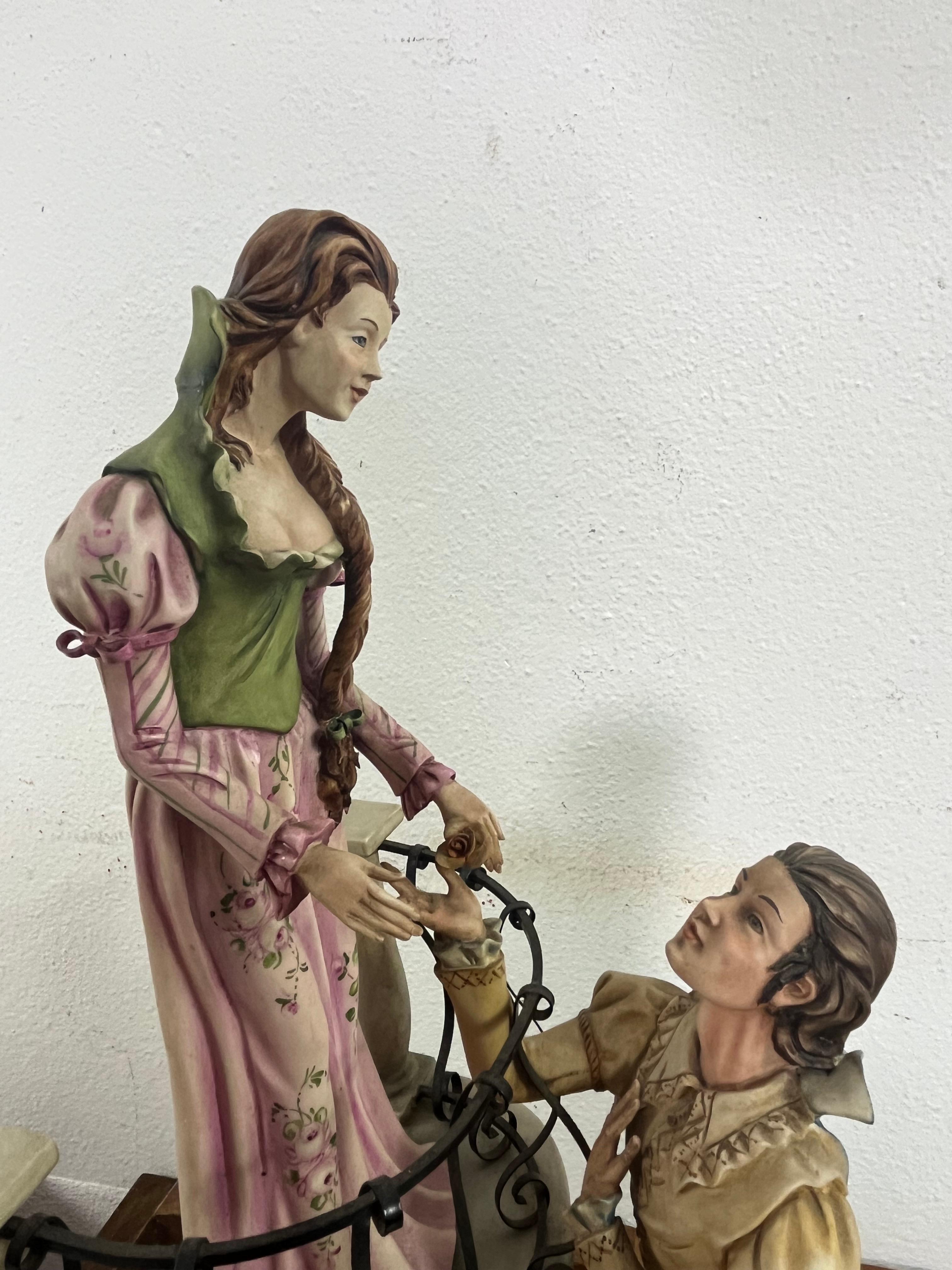 Grande porcellana di Capodimonte di metà secolo 
