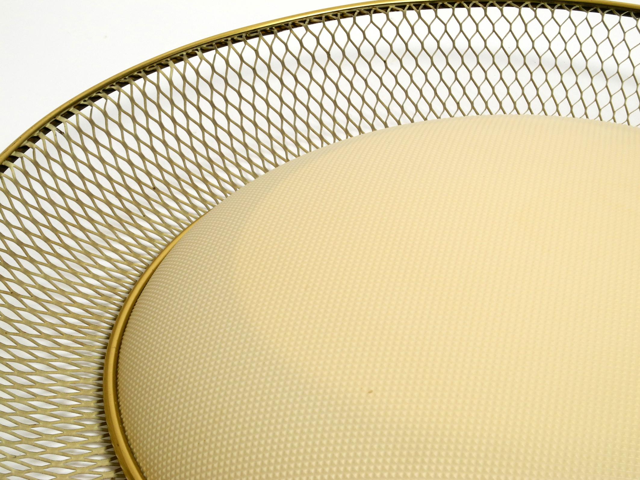 Large Mid Century ceiling lamp from ERCO made of expanded metal and plastic For Sale 2