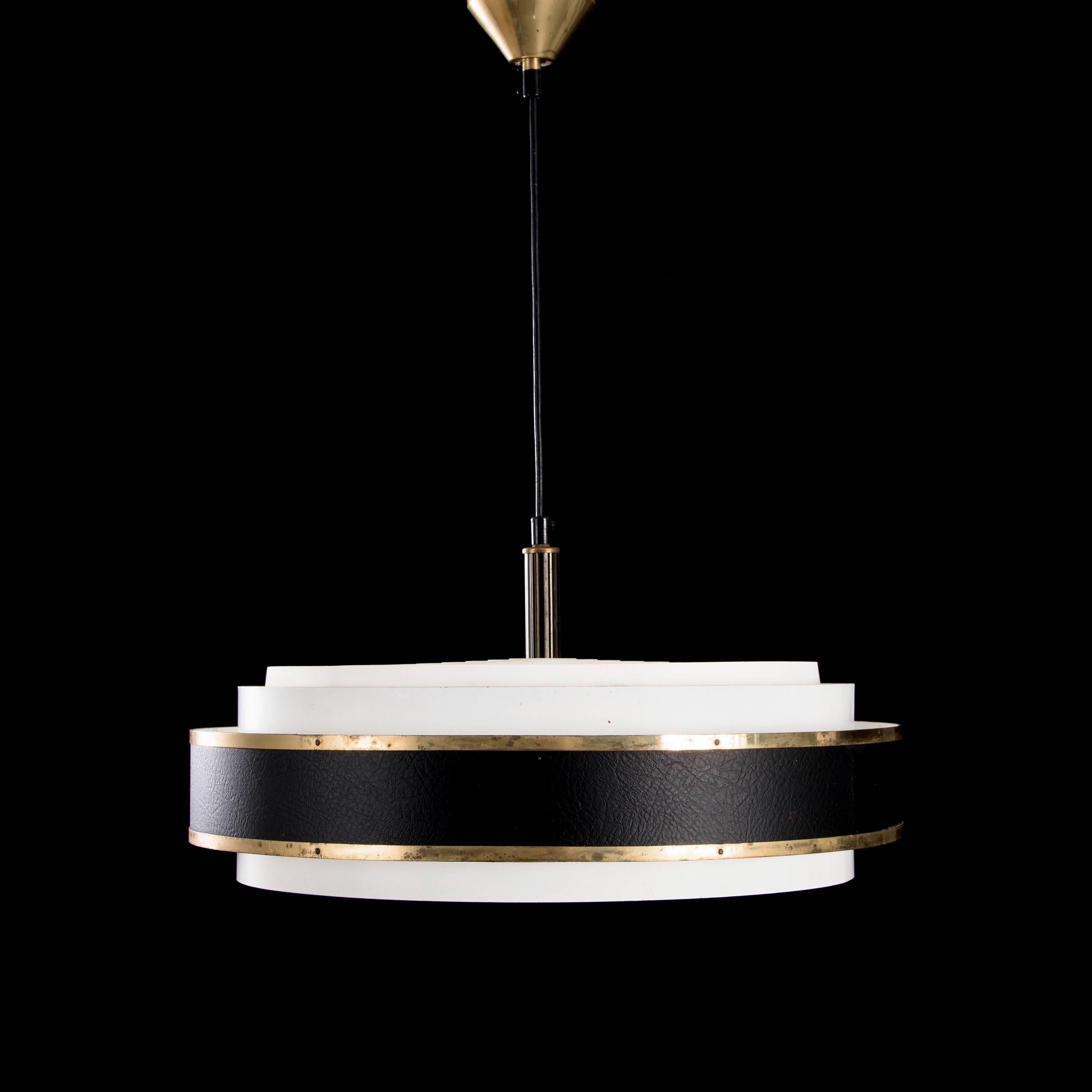 Mid-20th Century Large Midcentury Ceiling Light by Alvesta, Finland, 1960s