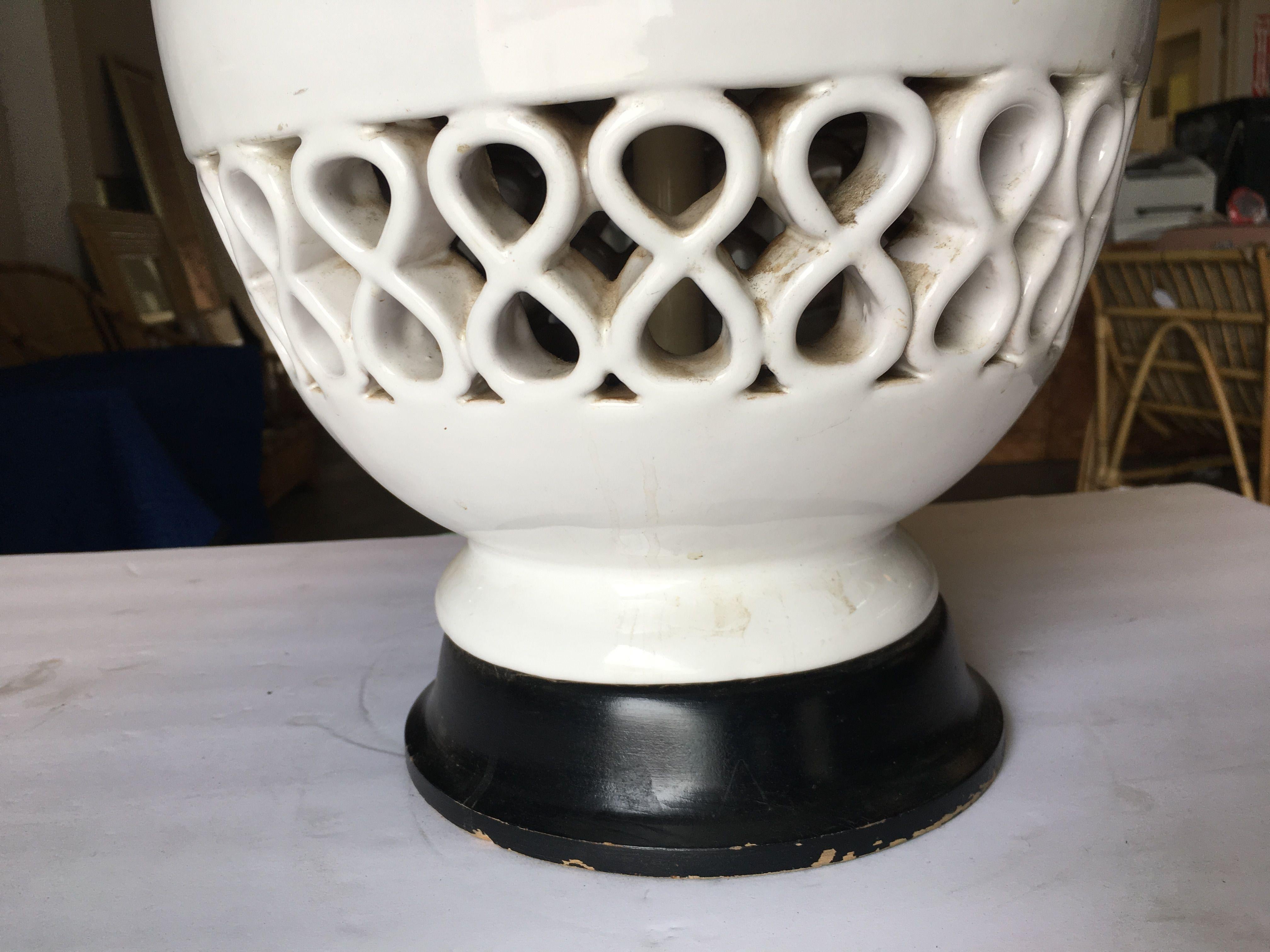 Mid-20th Century Large Mid Century Ceramic 