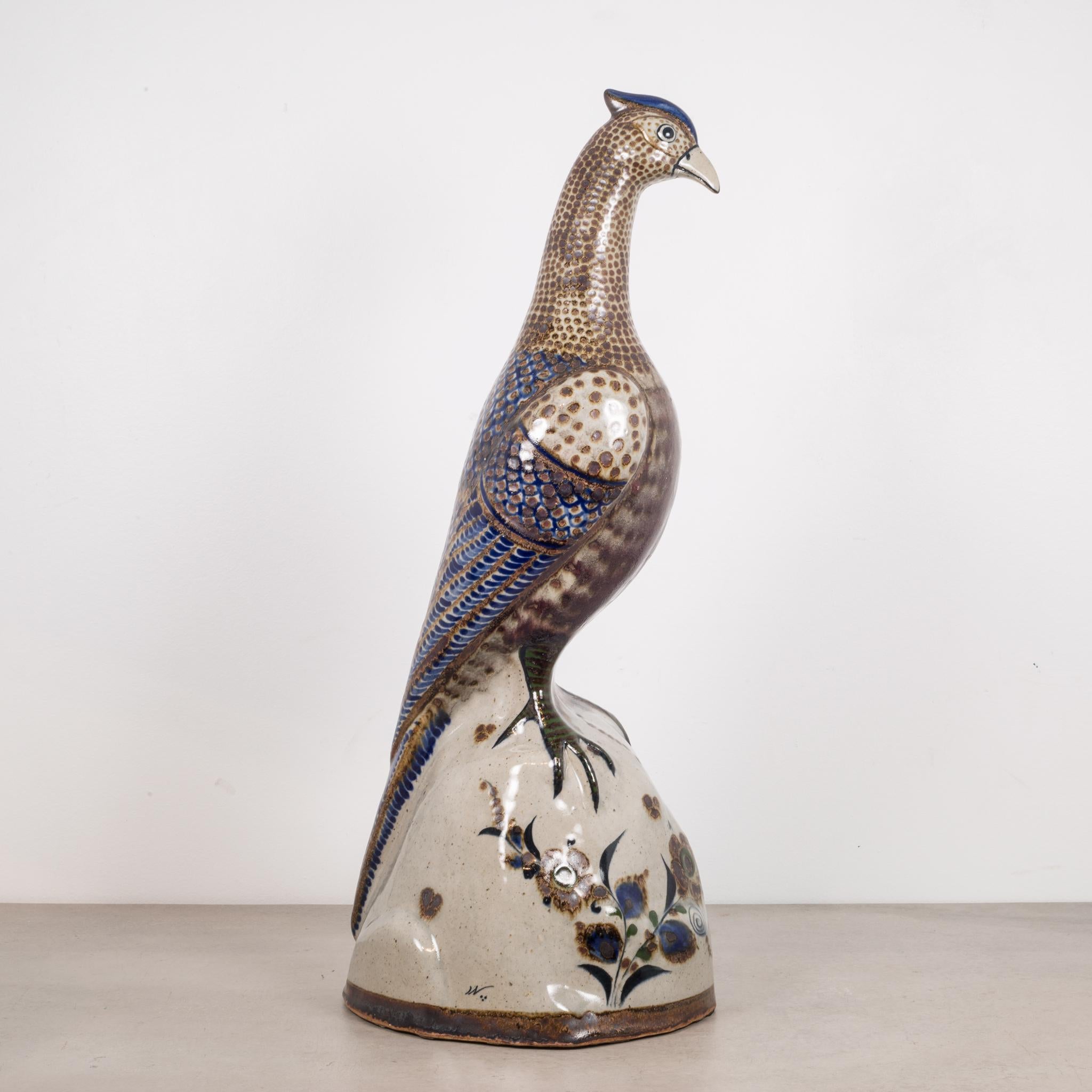 Mexican Large Midcentury Ceramic Pheasant by Jorge Wilmot, circa 1950