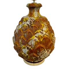 Large Mid-Century Ceramic Table Lamp
