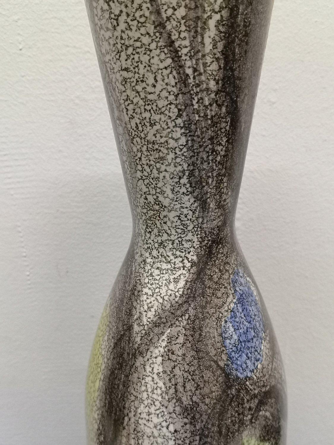 Large Mid-century ceramic vase, 1960's (50057) In Good Condition In Budapest, HU