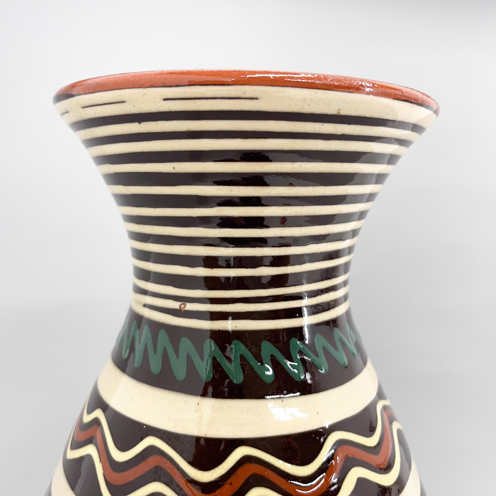 Large Mid-Century Ceramic Vase, Czechoslovakia, 1960's For Sale 3