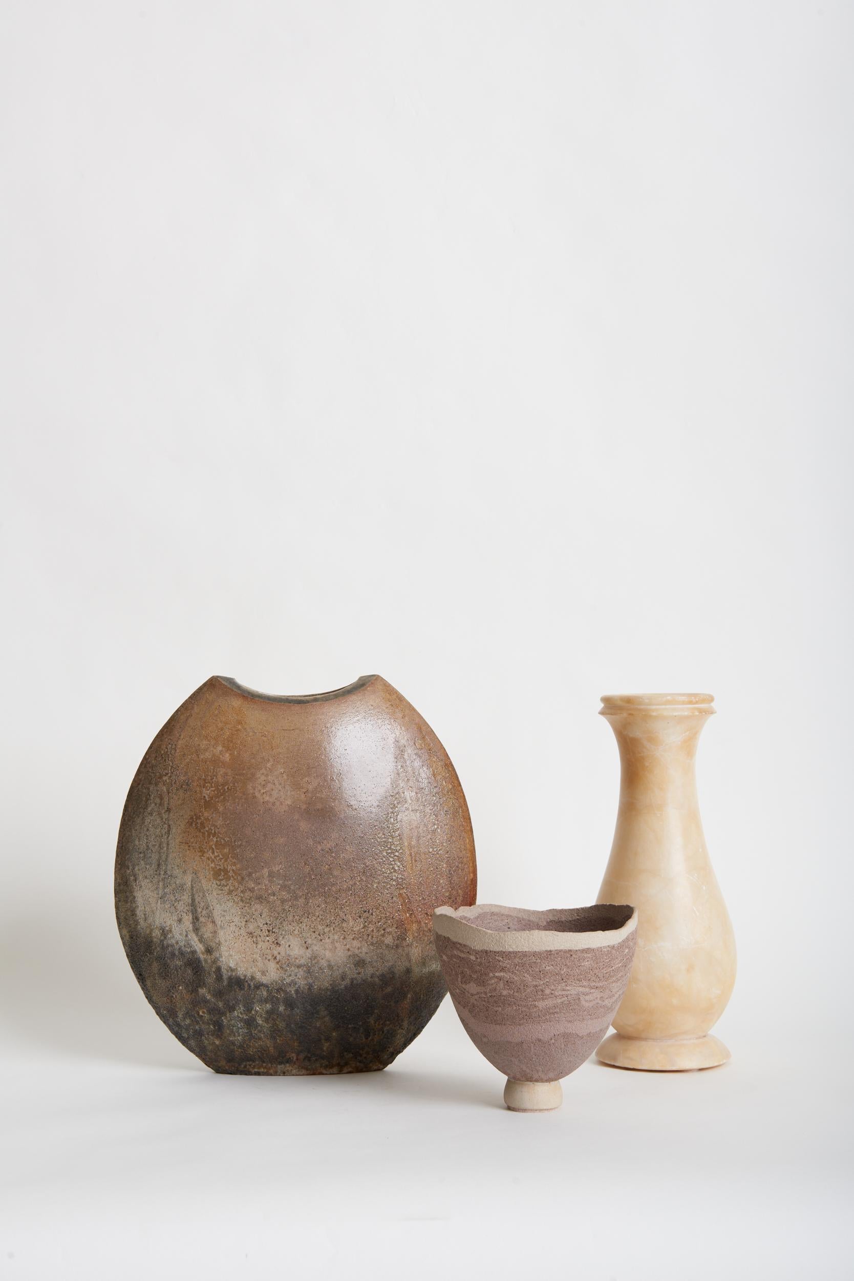 French Large Midcentury Ceramic Vase