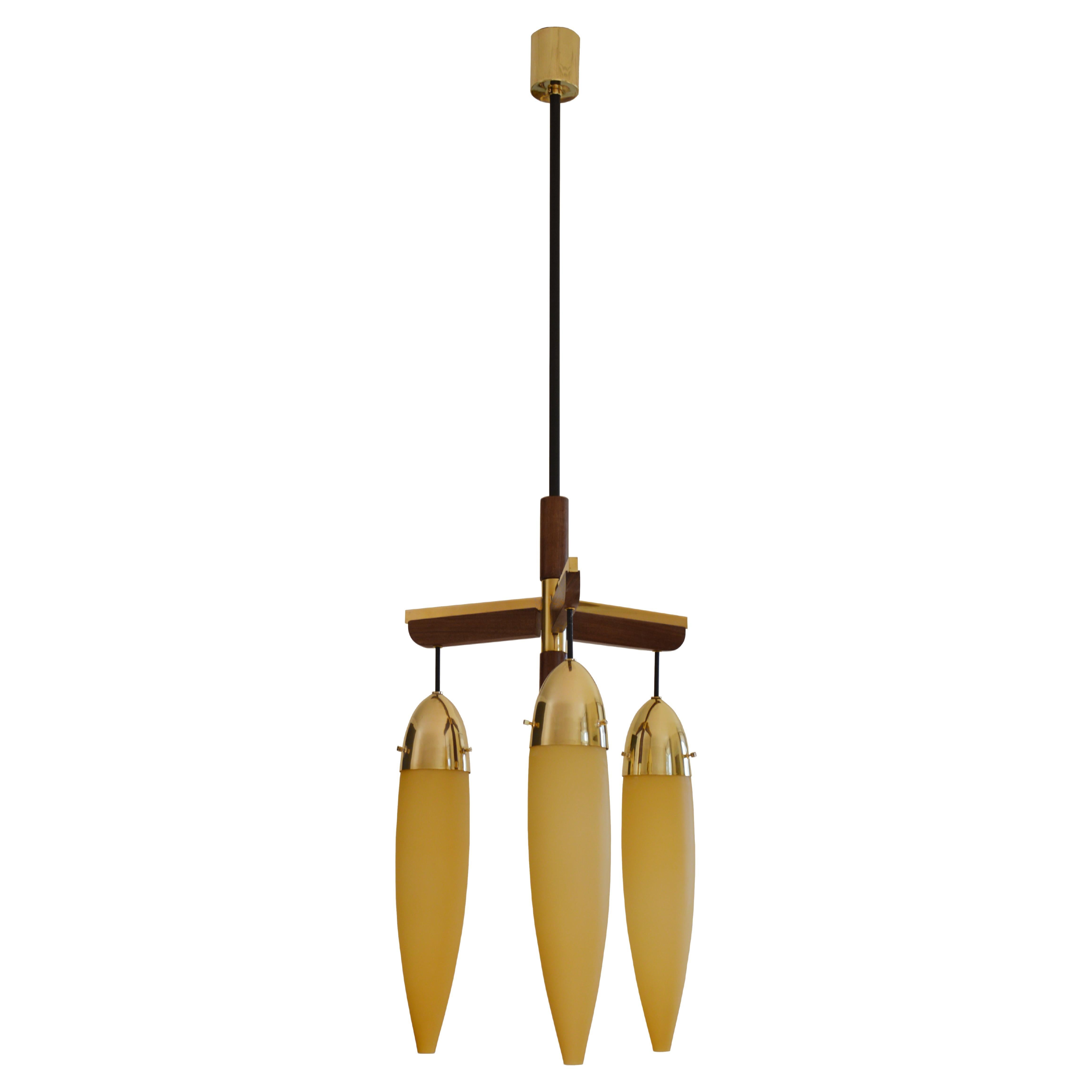 Grand lustre du milieu du siècle, années 1950