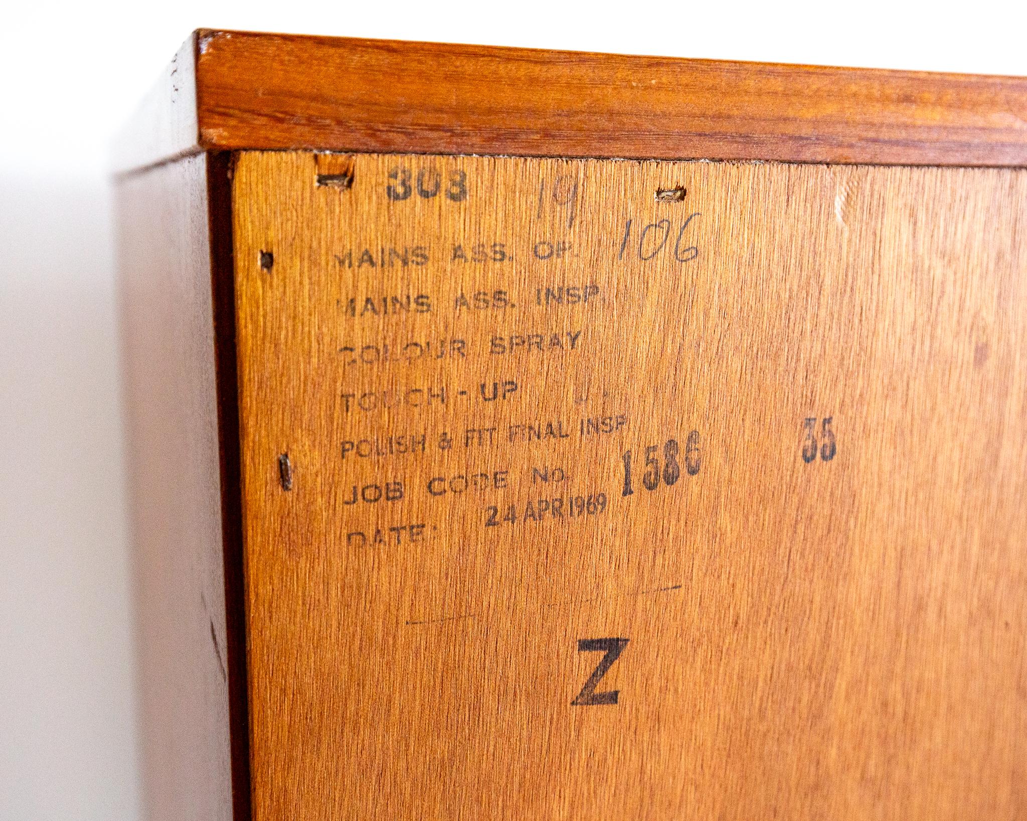 Große Mid-Century-Kommode, dänisch, Scandi-Modern-Stil, 1960er Jahre, MCM Teakholz im Angebot 5