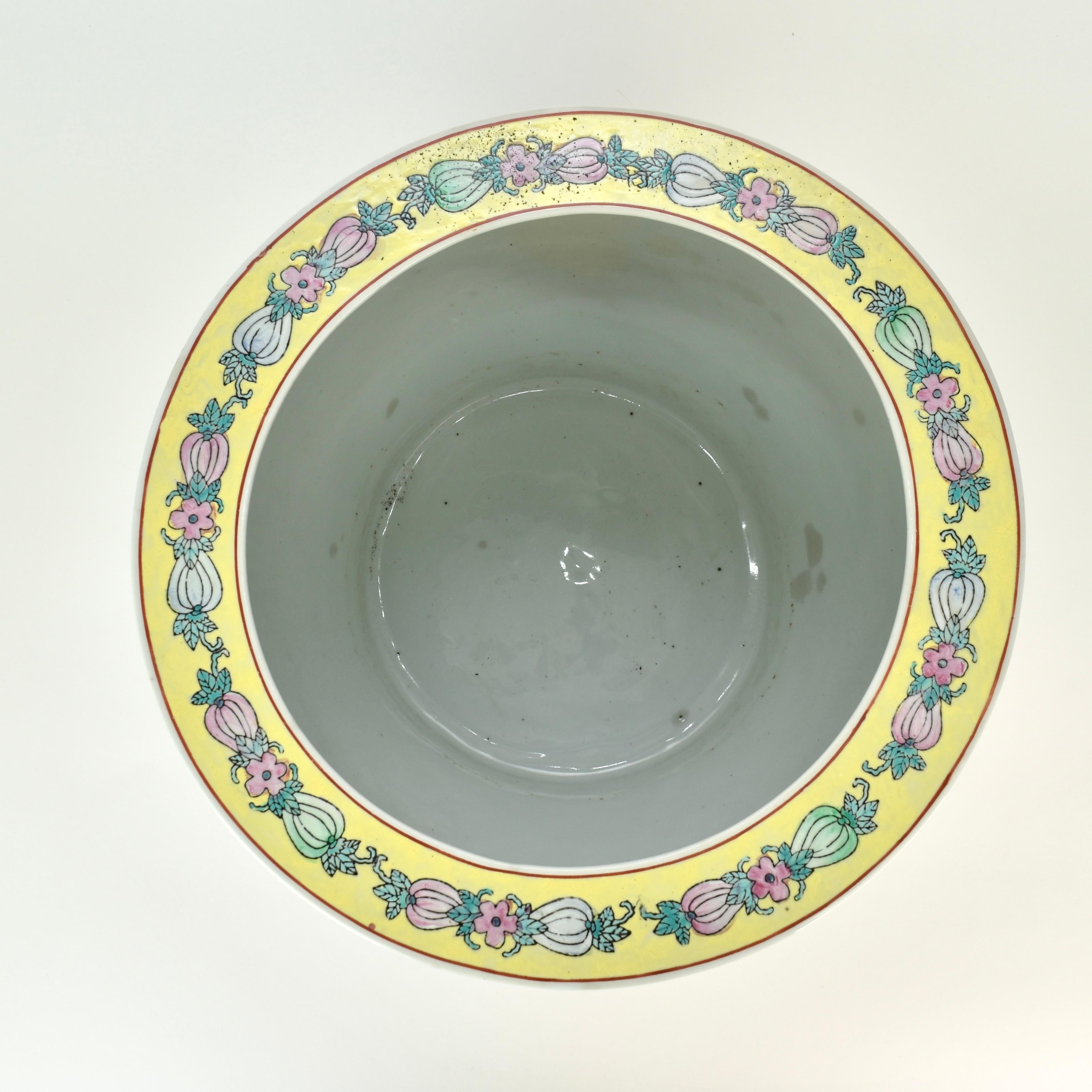 Large Mid Century Chinoiserie Planter For Sale 2