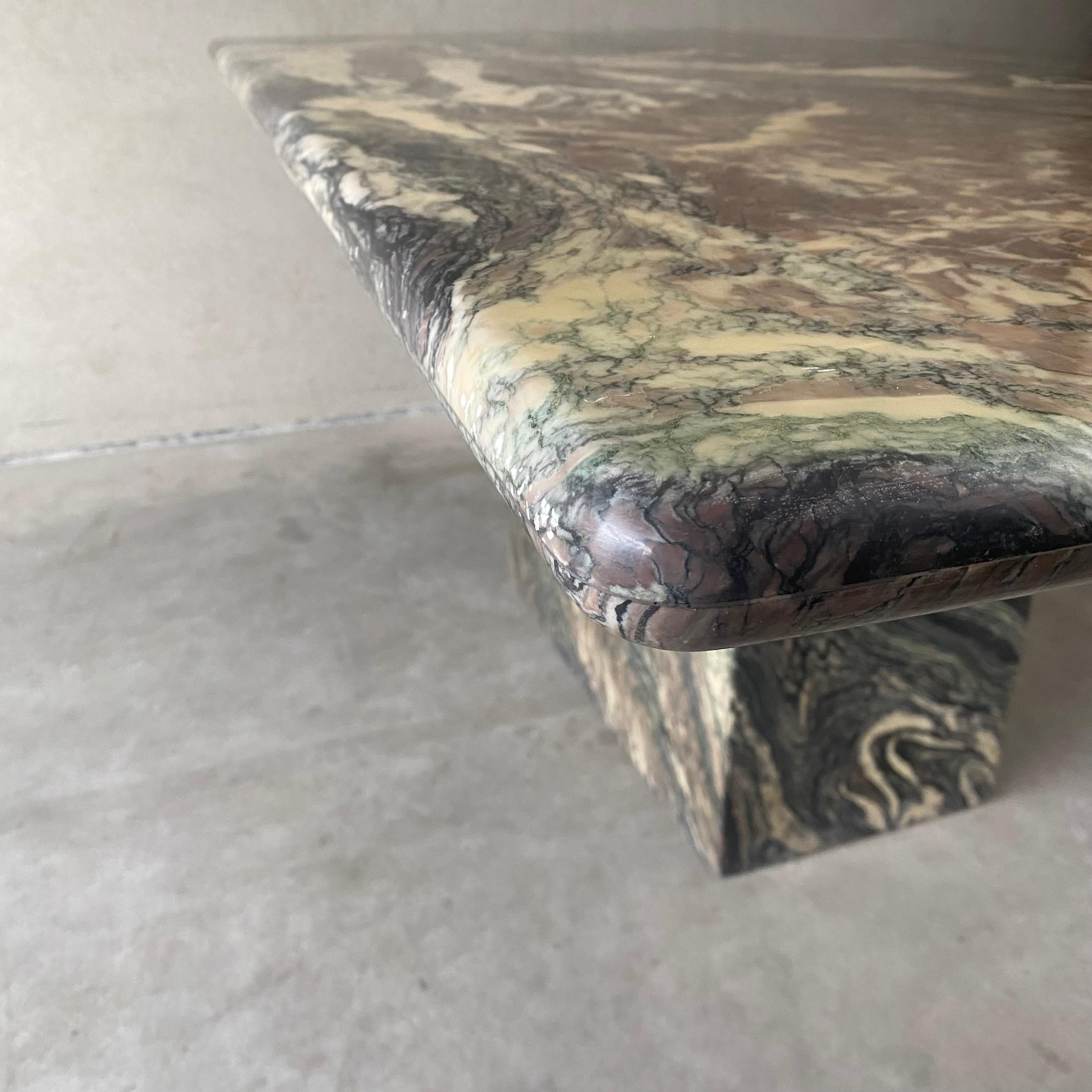 Large Mid-Century Cipollino Ondulato Marble Dining Table, Italy For Sale 14