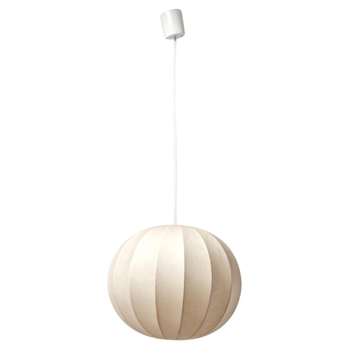 Large Mid-Century Cocoon Pendant Lamp by Castiglioni for Hille, Italy, 60s