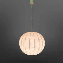 Large mid century cocoon pendant lamp, Germany 1960s