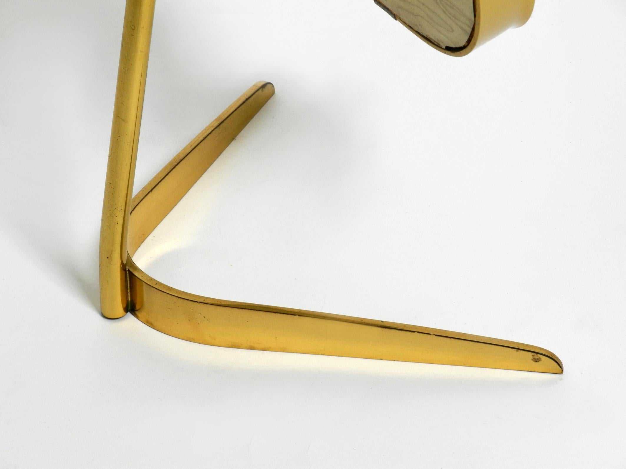 Large Mid-Century Crow's Foot Table Mirror Made of Brass by Münchner Zierspiegel 4