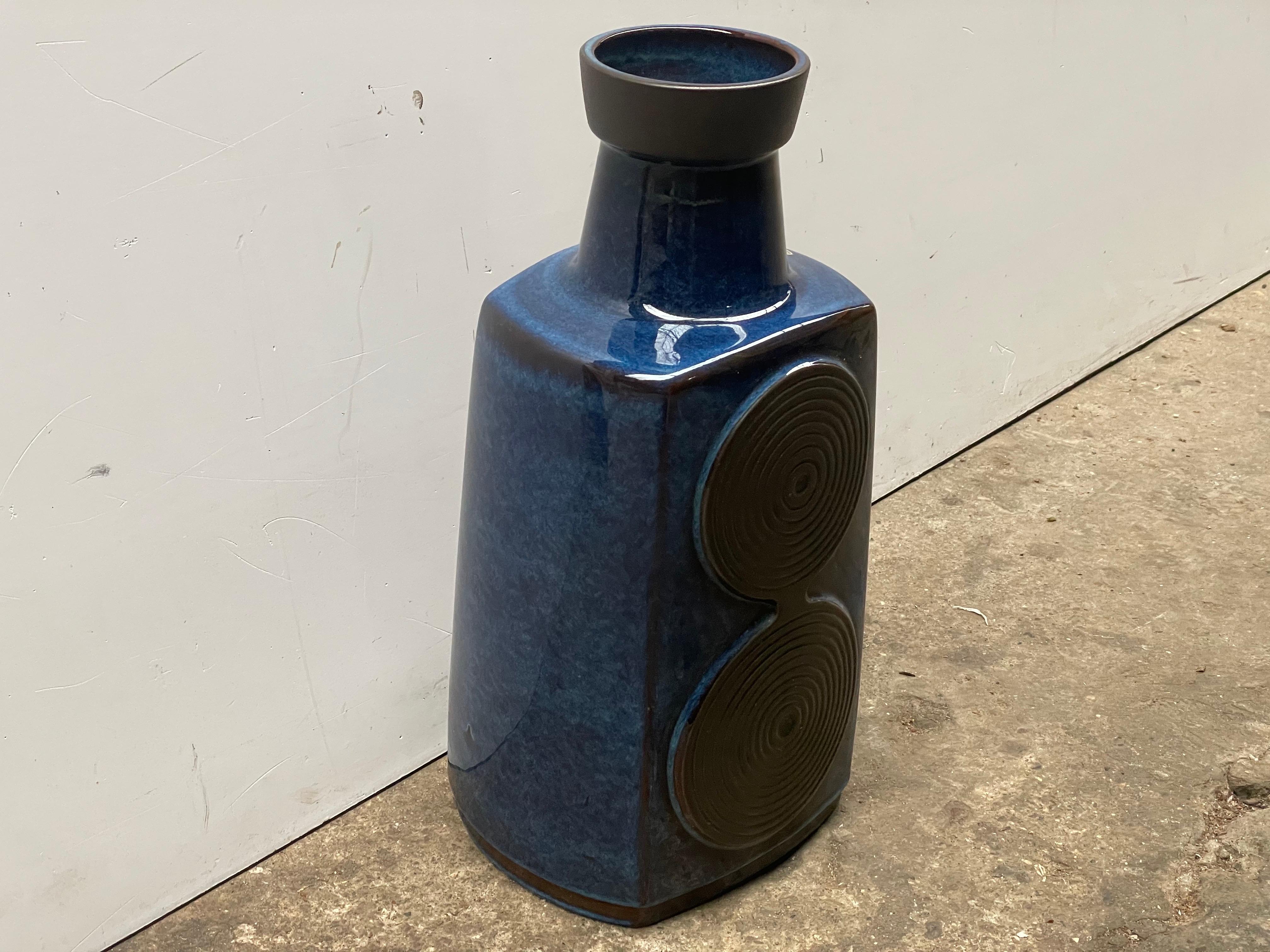 Large mid century Danish 1960´s Einar Johansen floor vase for Søholm In Good Condition For Sale In Copenhagen, DK