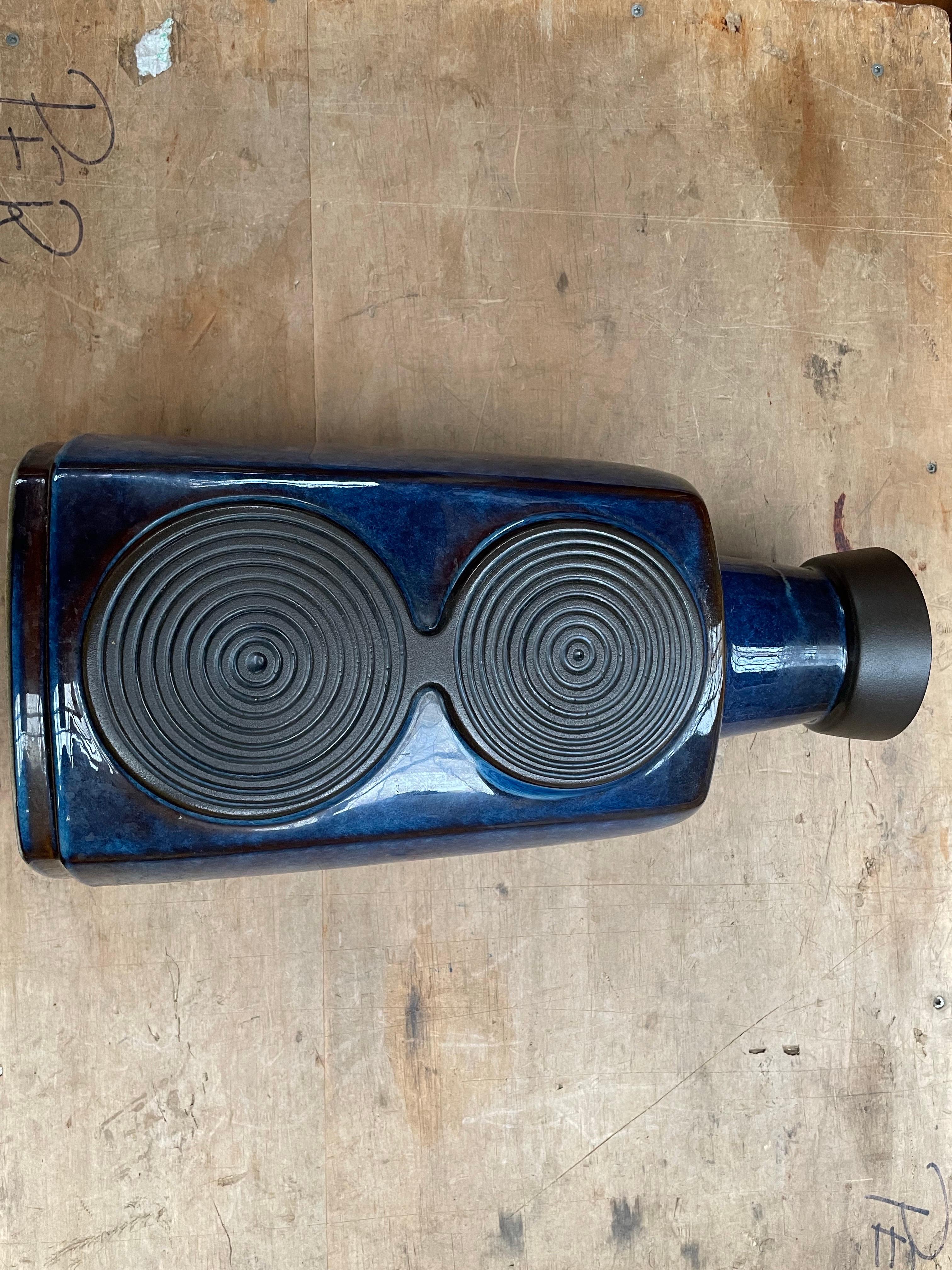 Large mid century Danish 1960´s Einar Johansen floor vase for Søholm For Sale 1