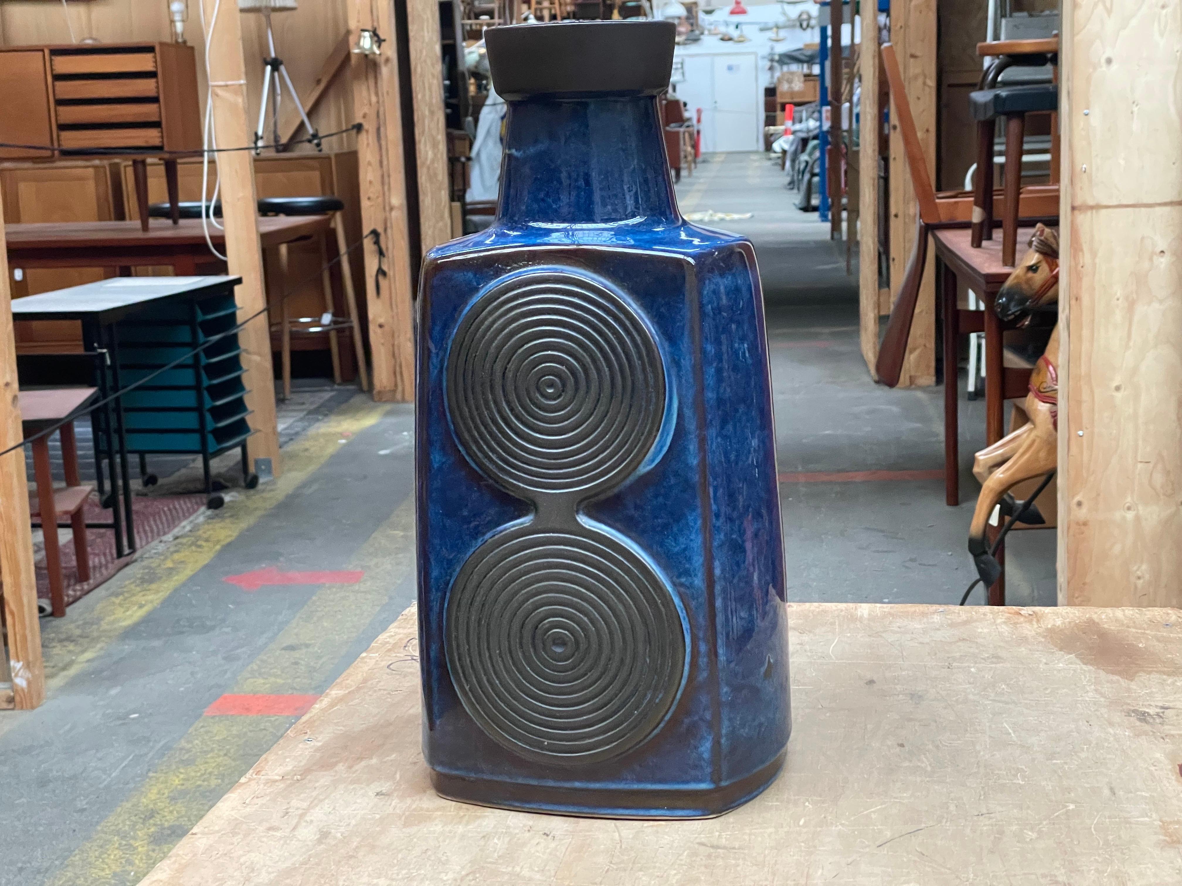 Large mid century Danish 1960´s Einar Johansen floor vase for Søholm For Sale 2
