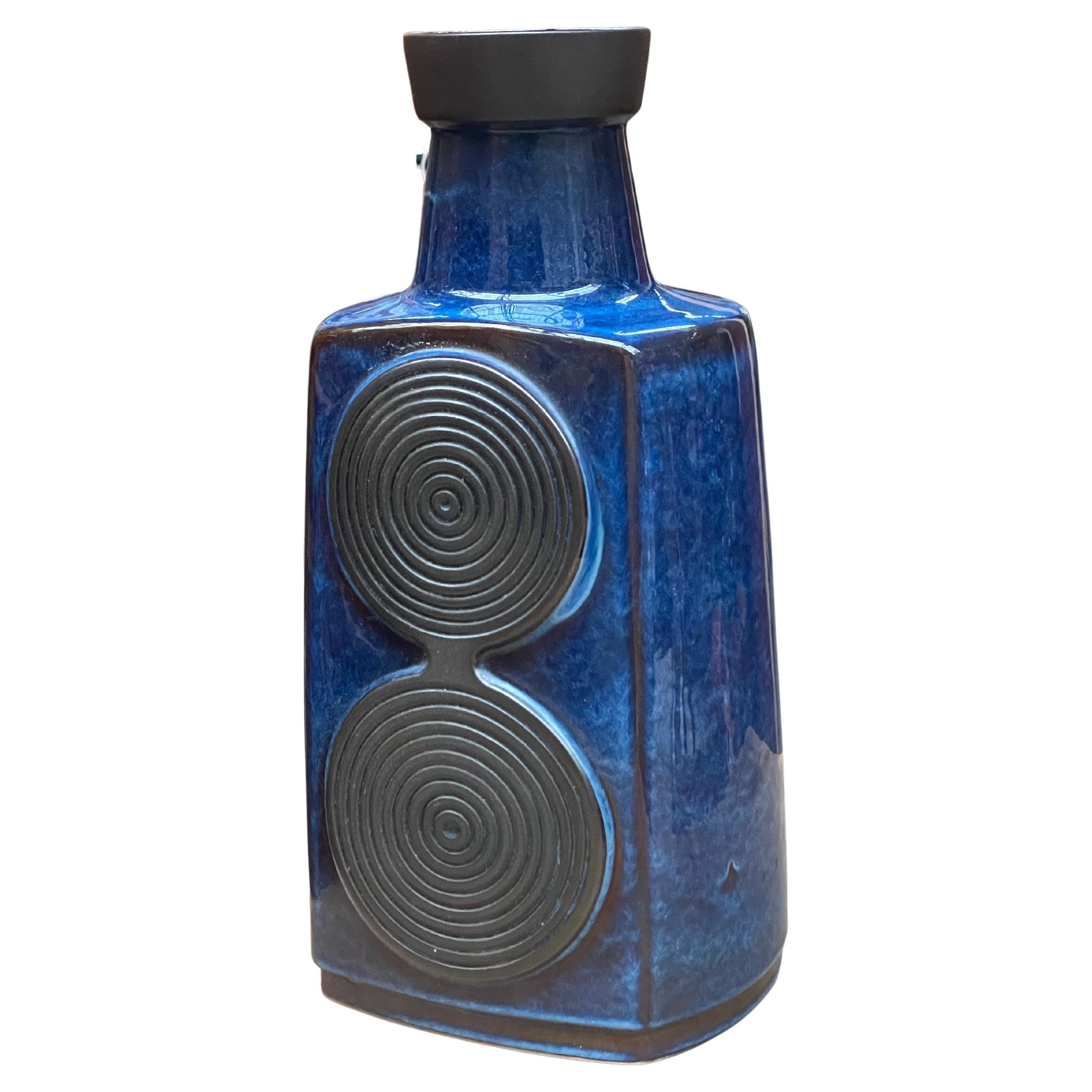 Grande vaso da terra danese della metà del secolo 1960 di Einar Johansen per Søholm