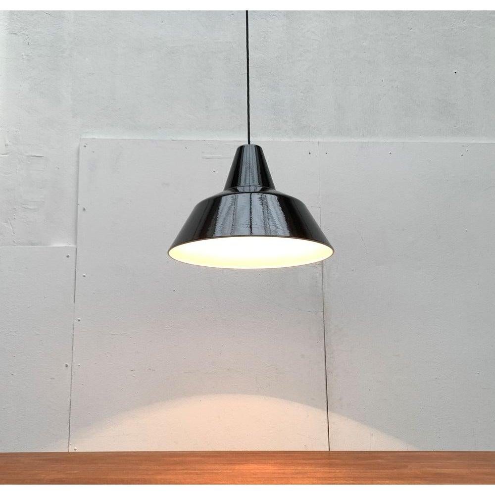 Large Mid-Century Danish Emaille Amatur Pendant Lamp for Louis Poulsen, 1960s For Sale 4