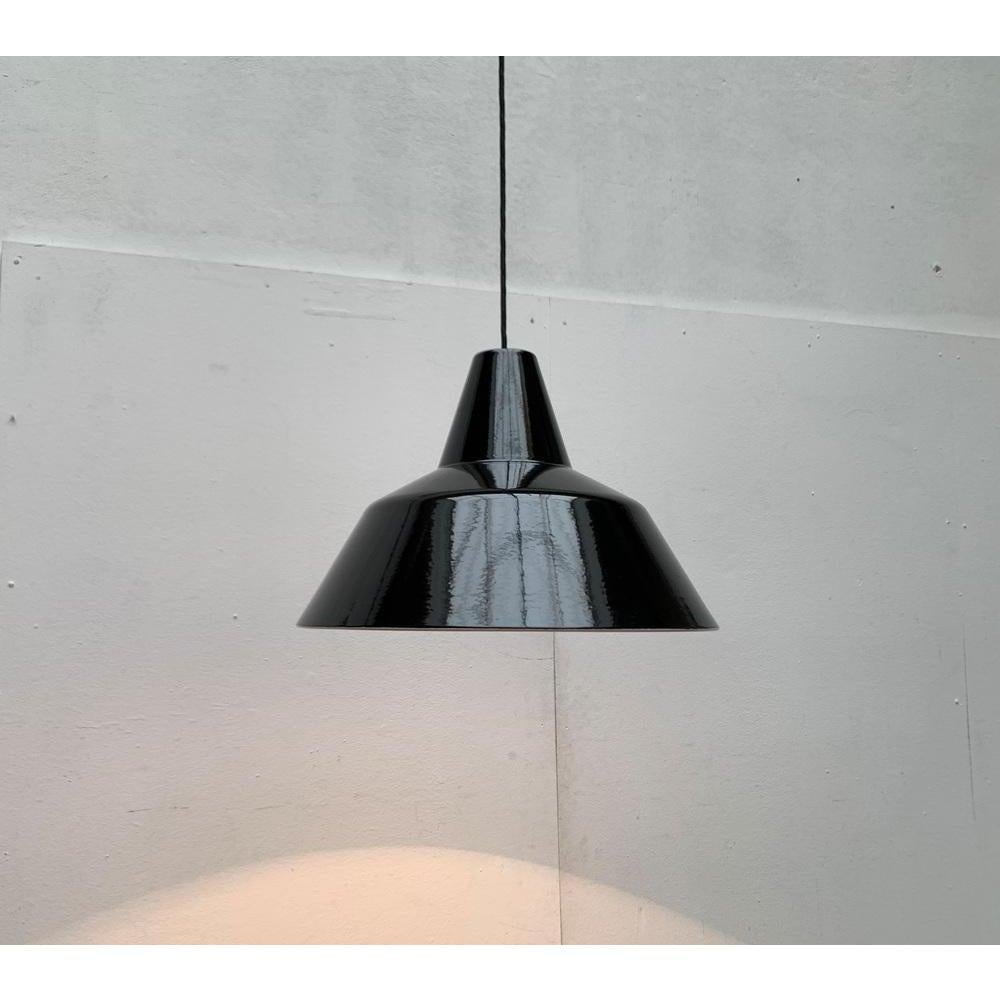 20th Century Large Mid-Century Danish Emaille Amatur Pendant Lamp for Louis Poulsen, 1960s For Sale