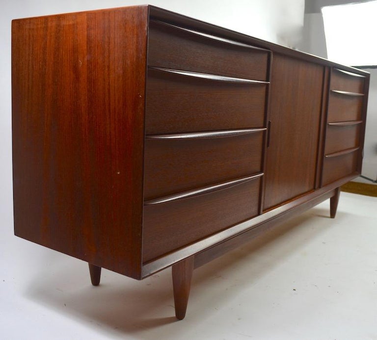 Large Mid Century Danish Modern Dresser by Falster at 1stDibs falster dresser