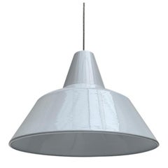 Large Mid-Century Danish Pendant Lamp by Emaille Amatur for Louis Poulsen, 1960s