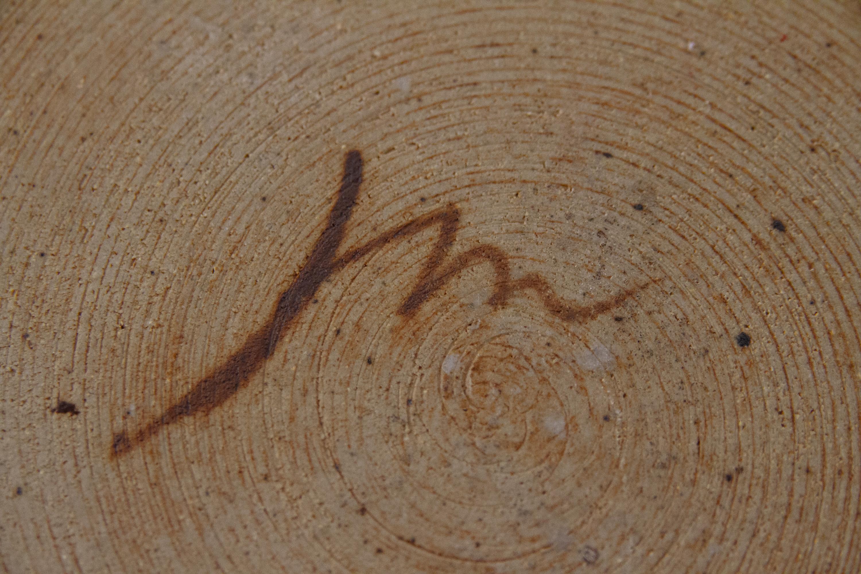 Large Mid-Century Danish Stoneware Dish by Jørgen Mogensen, 1970s. For Sale 6