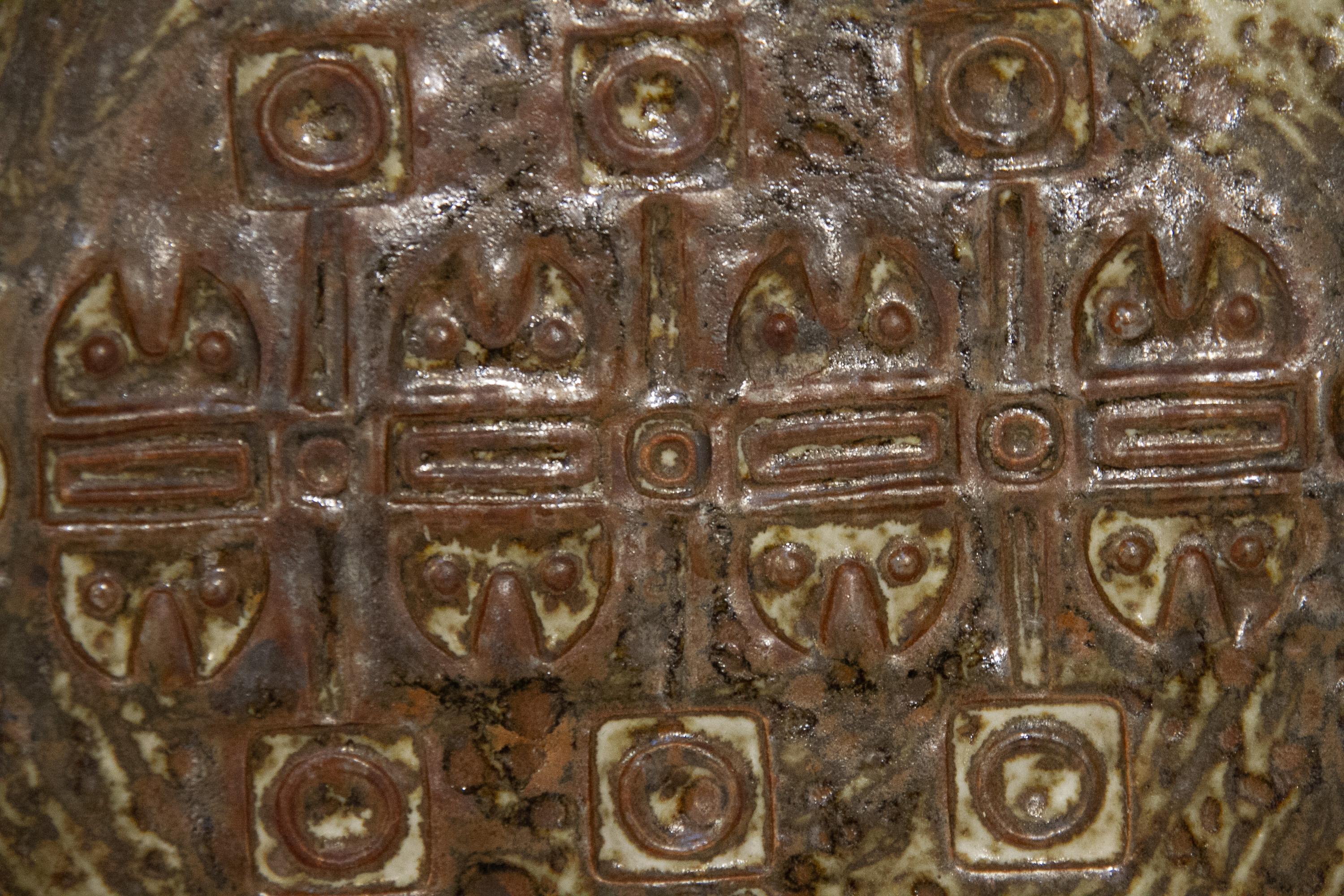 Large Mid-Century Danish Stoneware Dish by Jørgen Mogensen, 1970s. For Sale 9