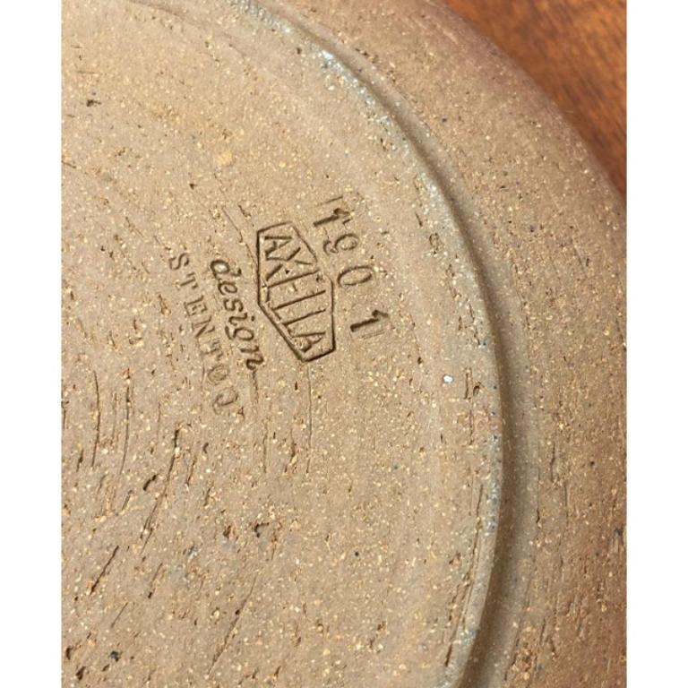 Grande ciotola in Studio Pottery danese di metà secolo di Aksel Larsen per Axella, 1960 in vendita 4