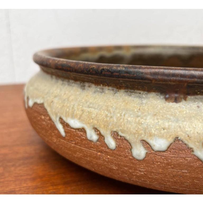 Grande ciotola in Studio Pottery danese di metà secolo di Aksel Larsen per Axella, 1960 in vendita 5