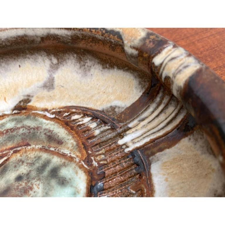 XX secolo Grande ciotola in Studio Pottery danese di metà secolo di Aksel Larsen per Axella, 1960 in vendita