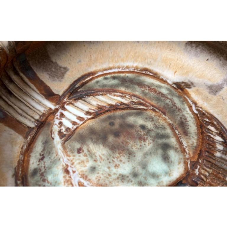 Grande ciotola in Studio Pottery danese di metà secolo di Aksel Larsen per Axella, 1960 in vendita 1