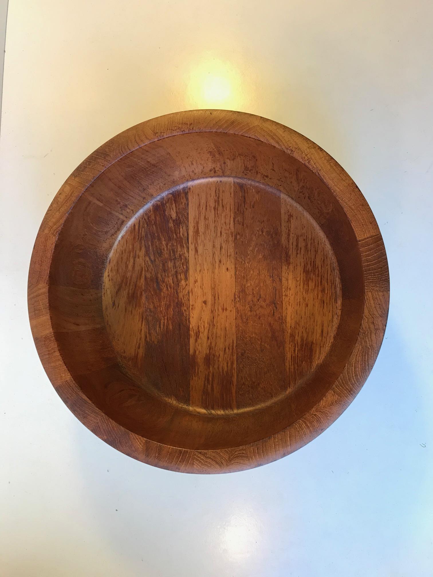 Large Midcentury Danish Teak Bowl by Richard Nissen, 1960s In Good Condition In Esbjerg, DK