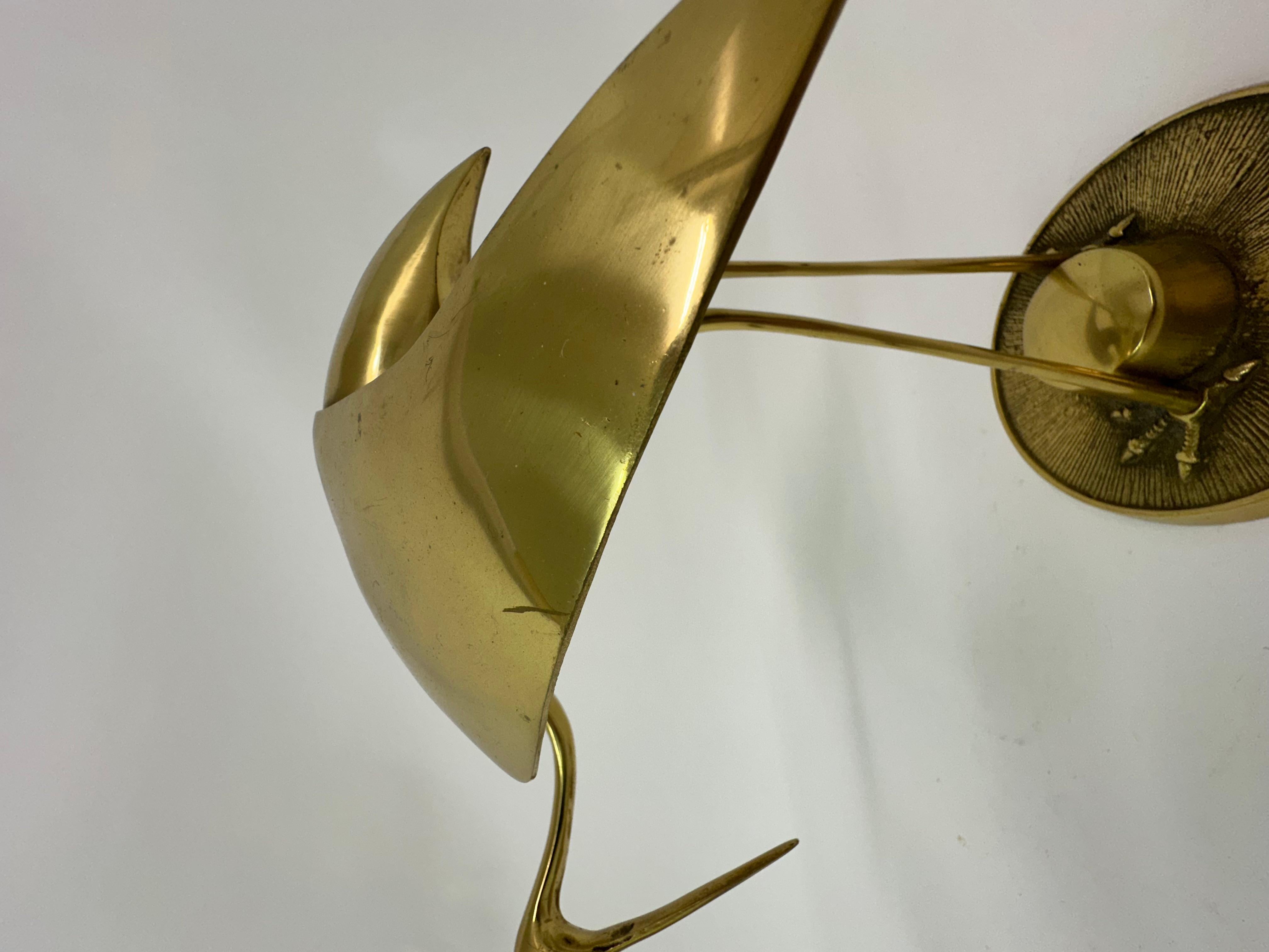 Large Mid century design brass birds , 1970’s For Sale 9