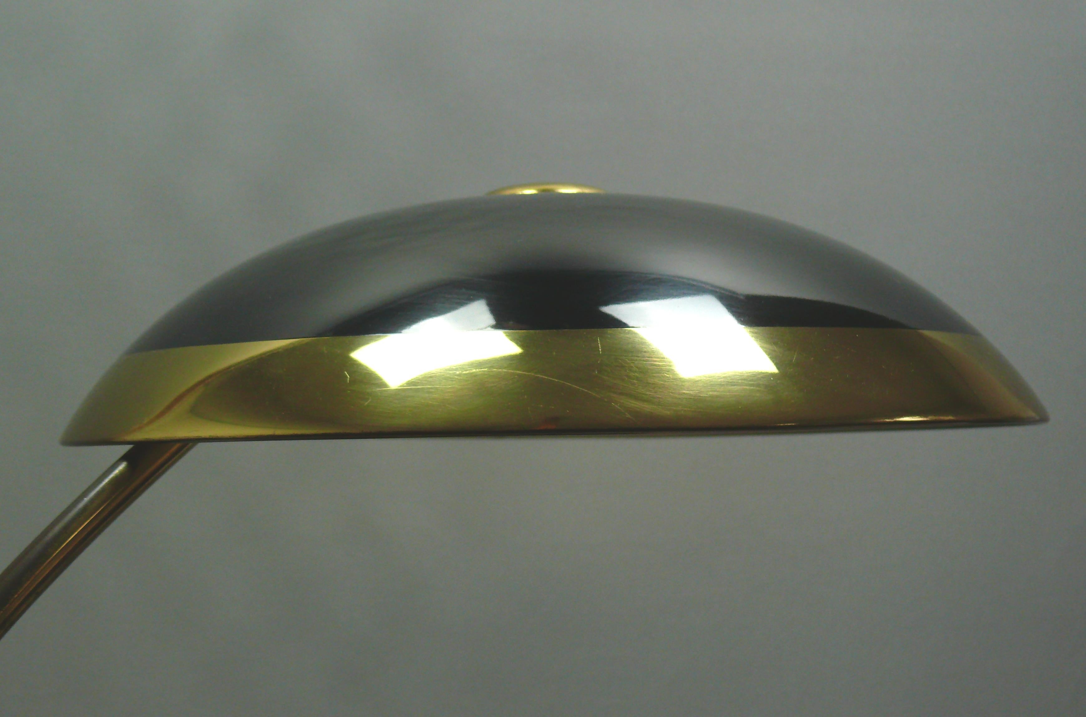 Große Mid Century Schreibtischlampe von Helo Leuchten Deutschland, 1950er Jahre im Angebot 4