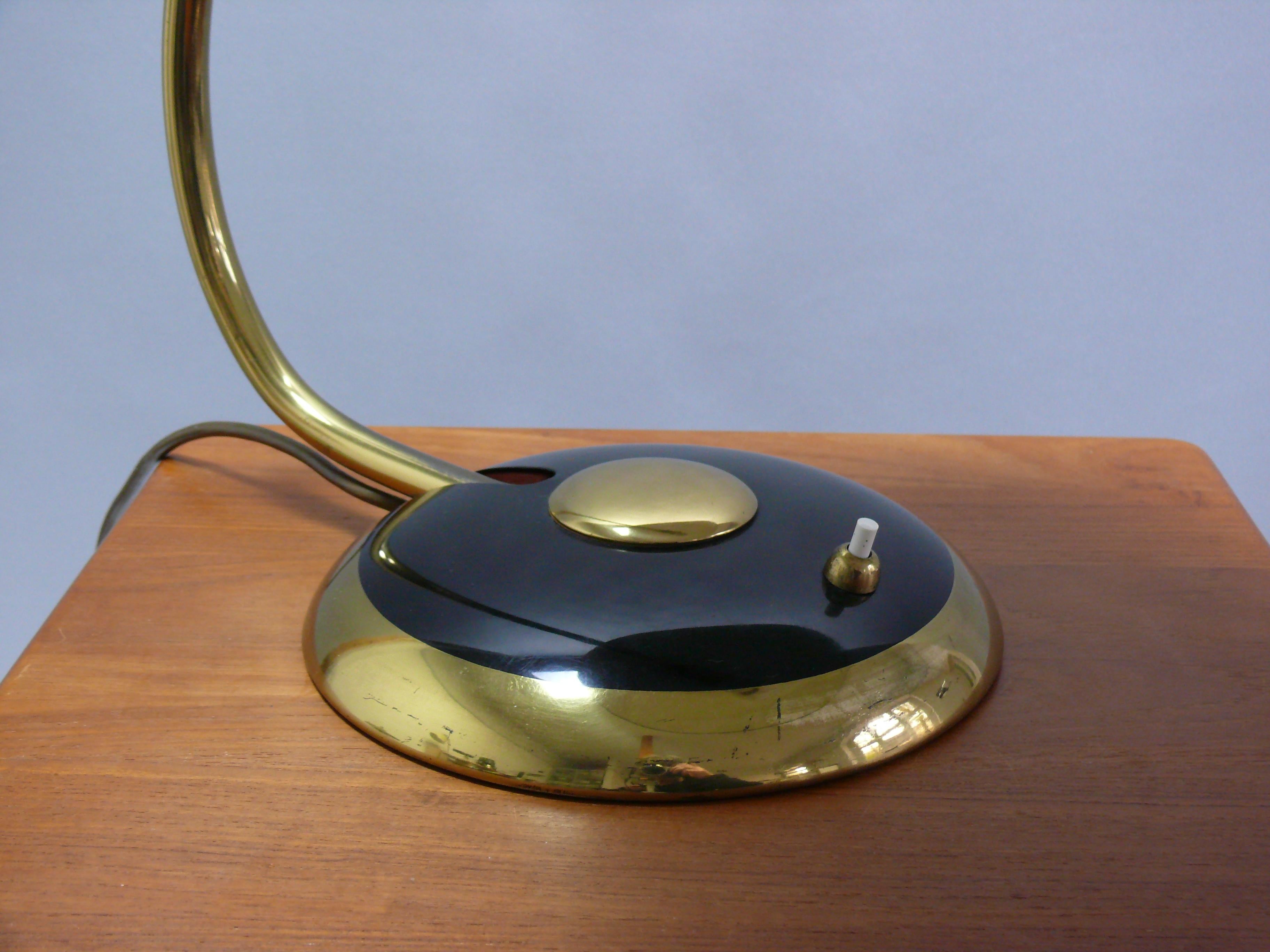 Große Mid Century Schreibtischlampe von Helo Leuchten Deutschland, 1950er Jahre im Angebot 7