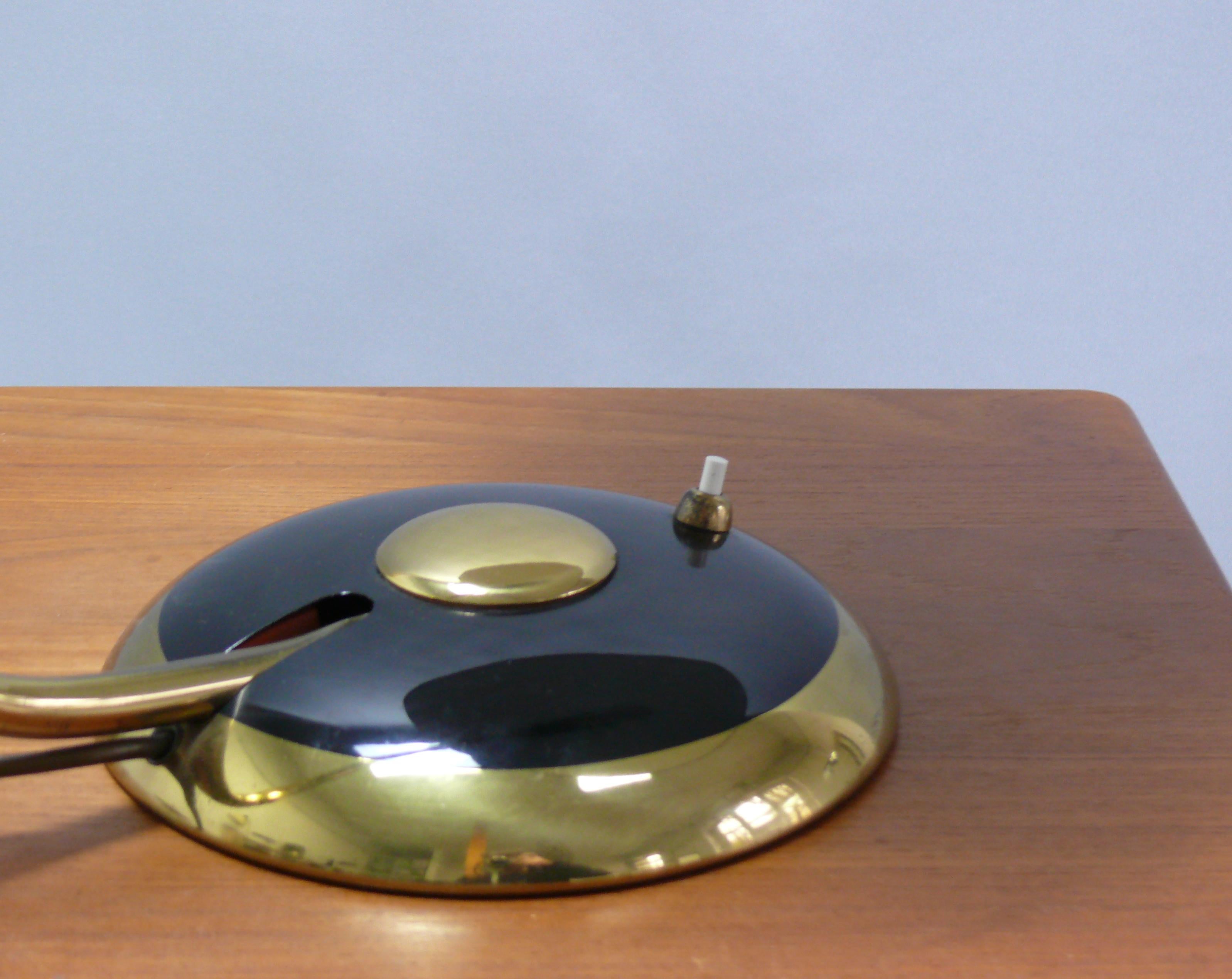 Große Mid Century Schreibtischlampe von Helo Leuchten Deutschland, 1950er Jahre im Angebot 8