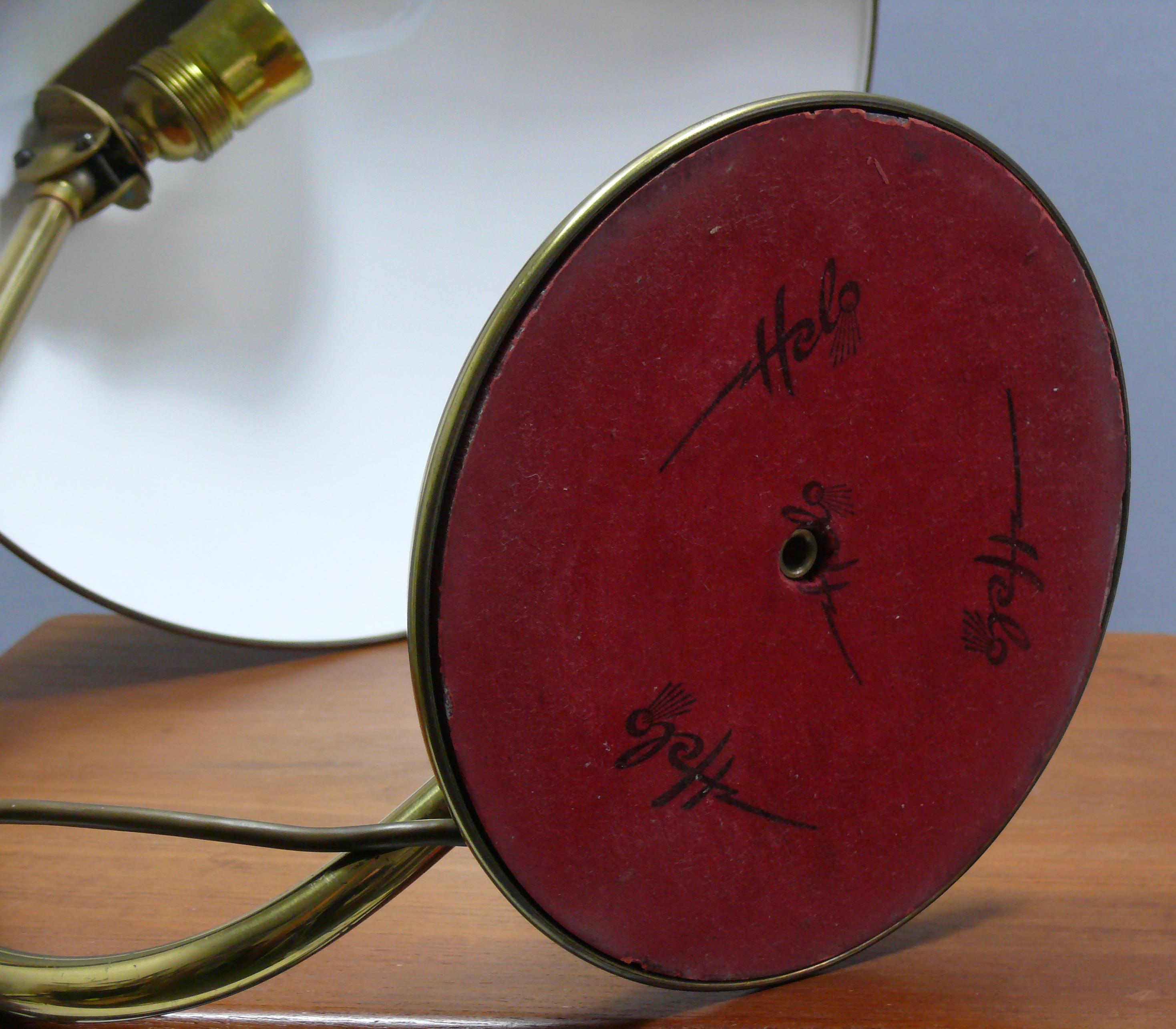 Große Mid Century Schreibtischlampe von Helo Leuchten Deutschland, 1950er Jahre im Angebot 9