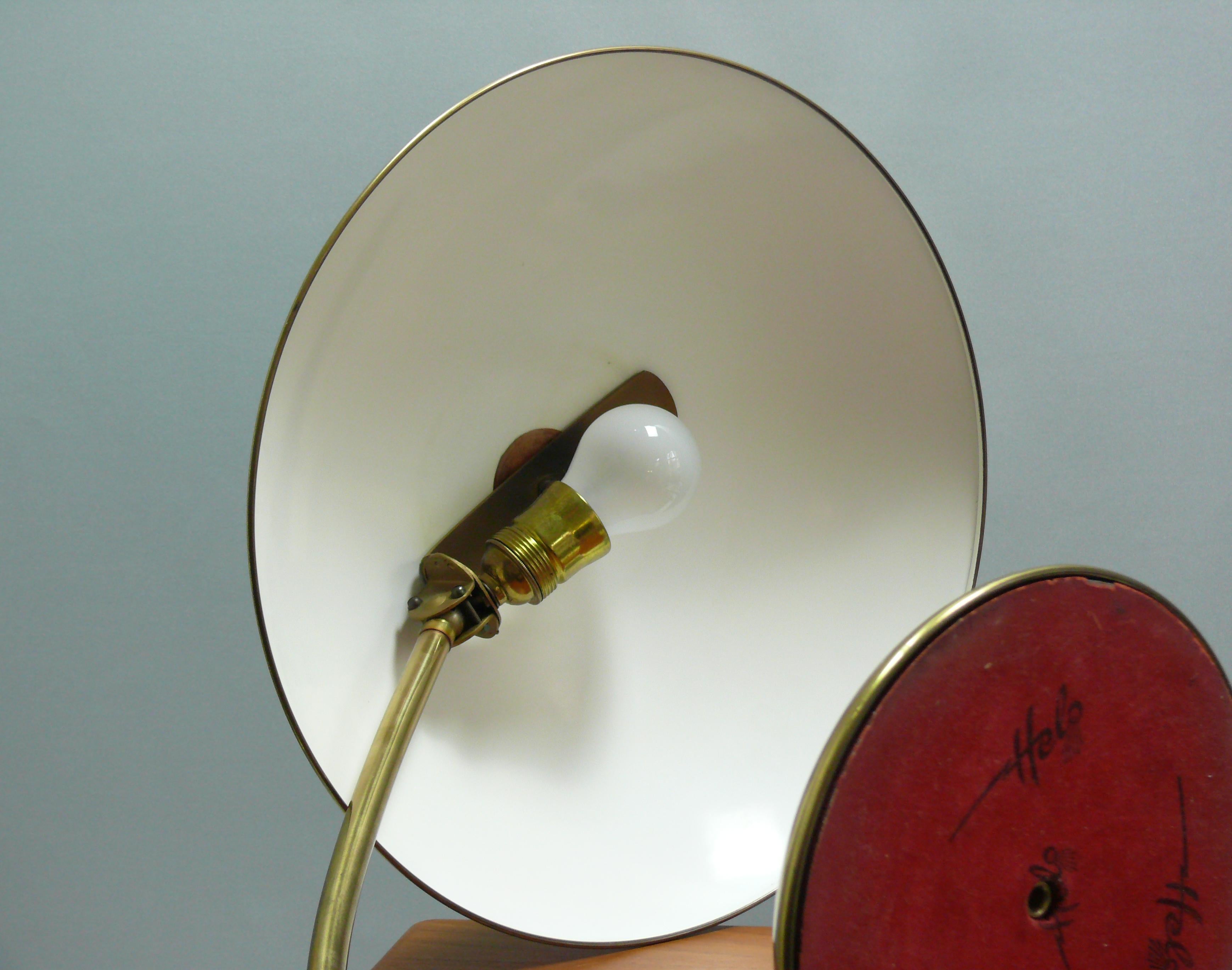 Große Mid Century Schreibtischlampe von Helo Leuchten Deutschland, 1950er Jahre im Angebot 10